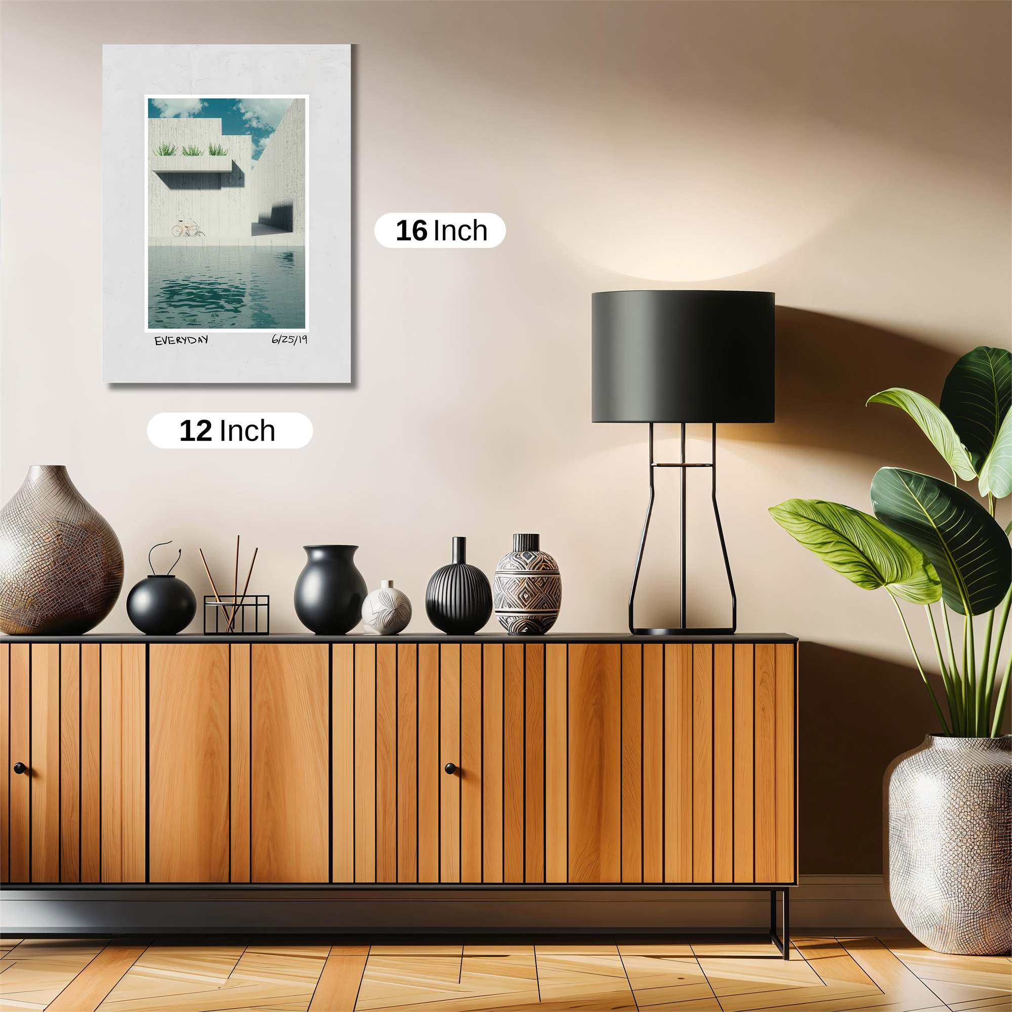 Serene Reflection Safe Wall Magnetic / M