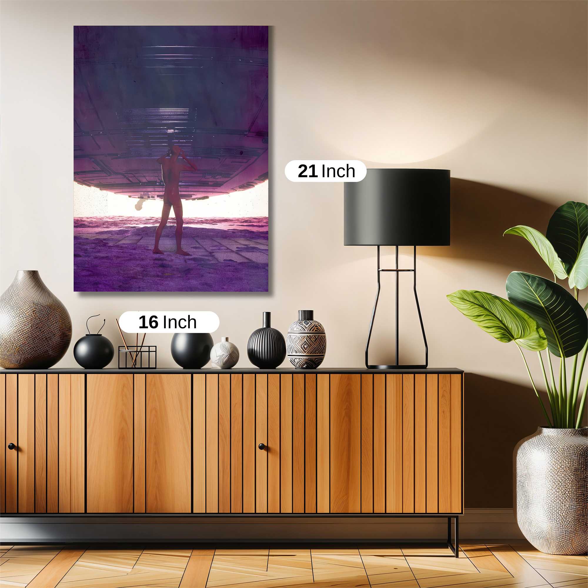 Alien Arrival Safe Wall Magnetic / M