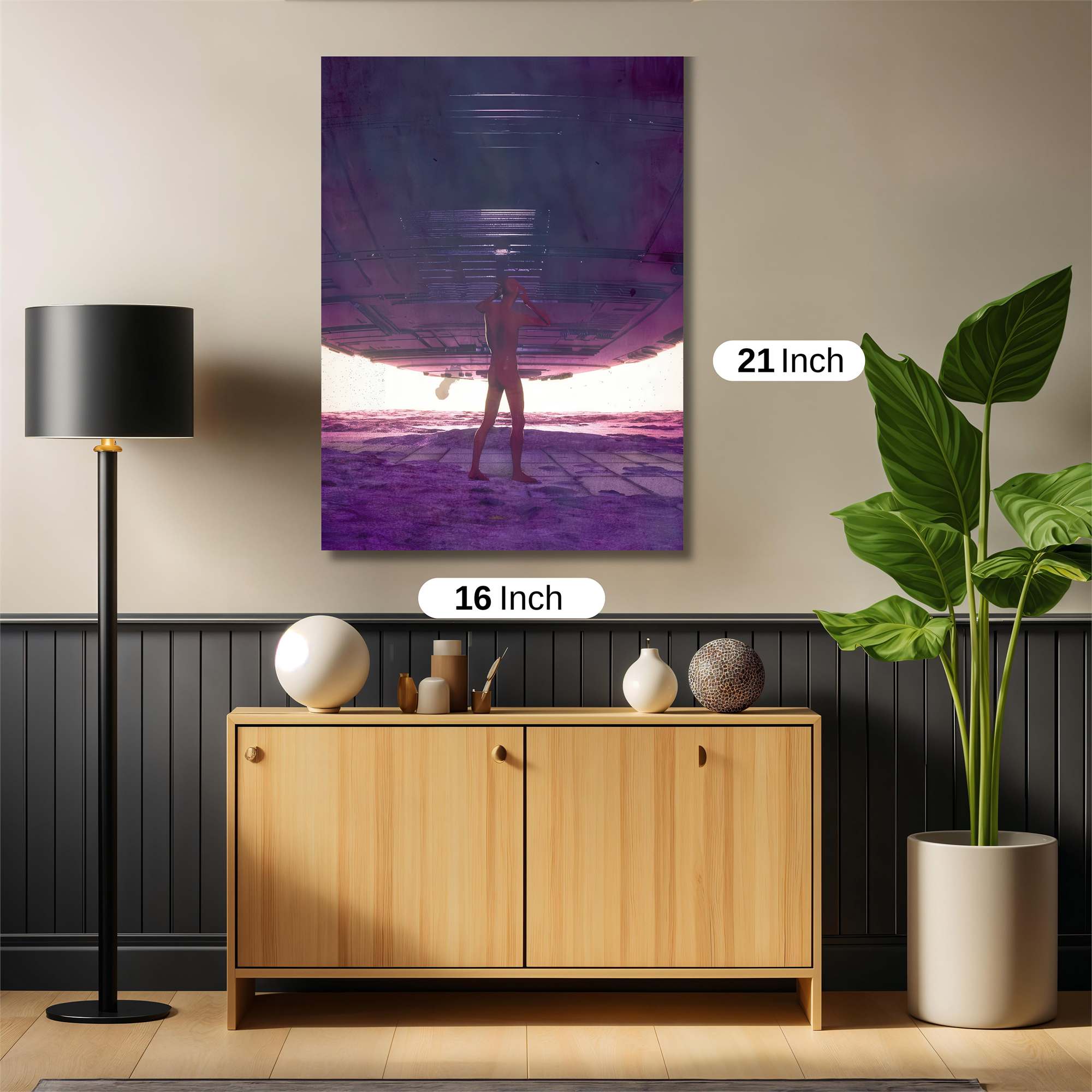 Alien Arrival Safe Wall Magnetic / M