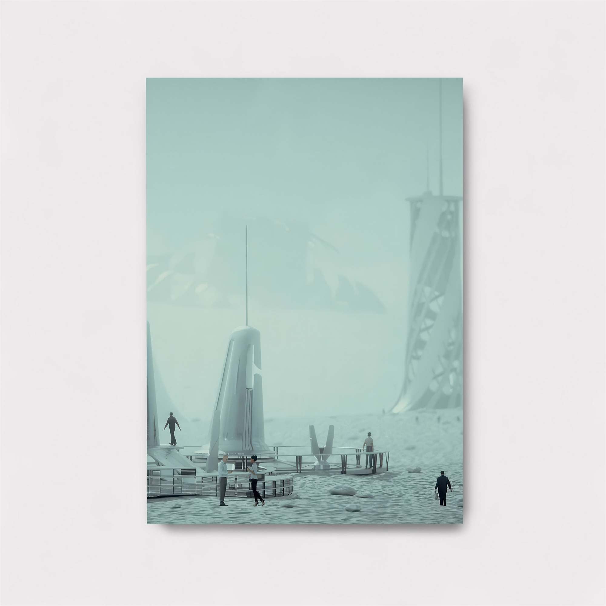 Futuristic Solitude Safe Wall Magnetic / M