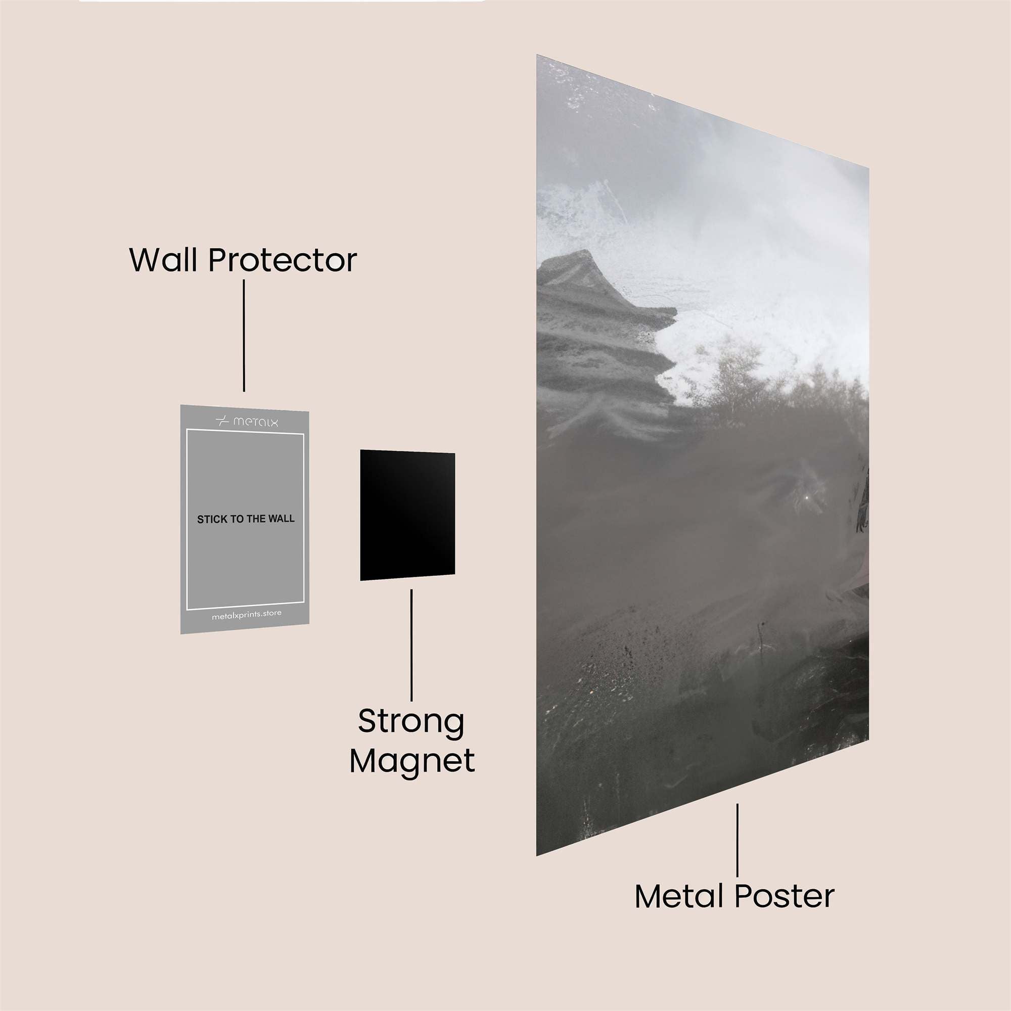 Samurai Reverie Safe Wall Magnetic / M