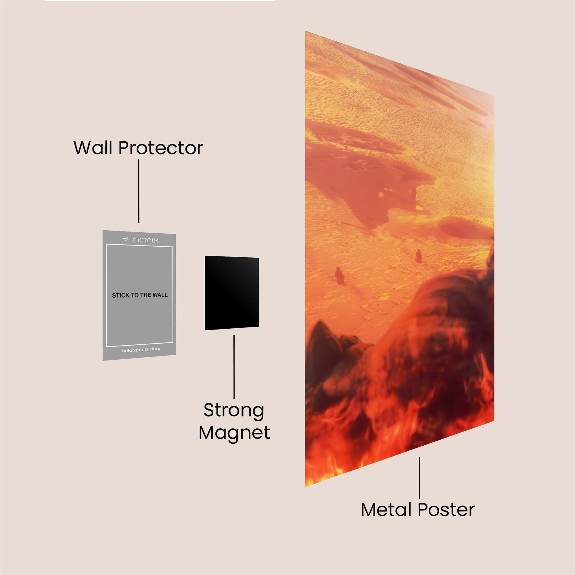 Lava Odyssey Safe Wall Magnetic / M
