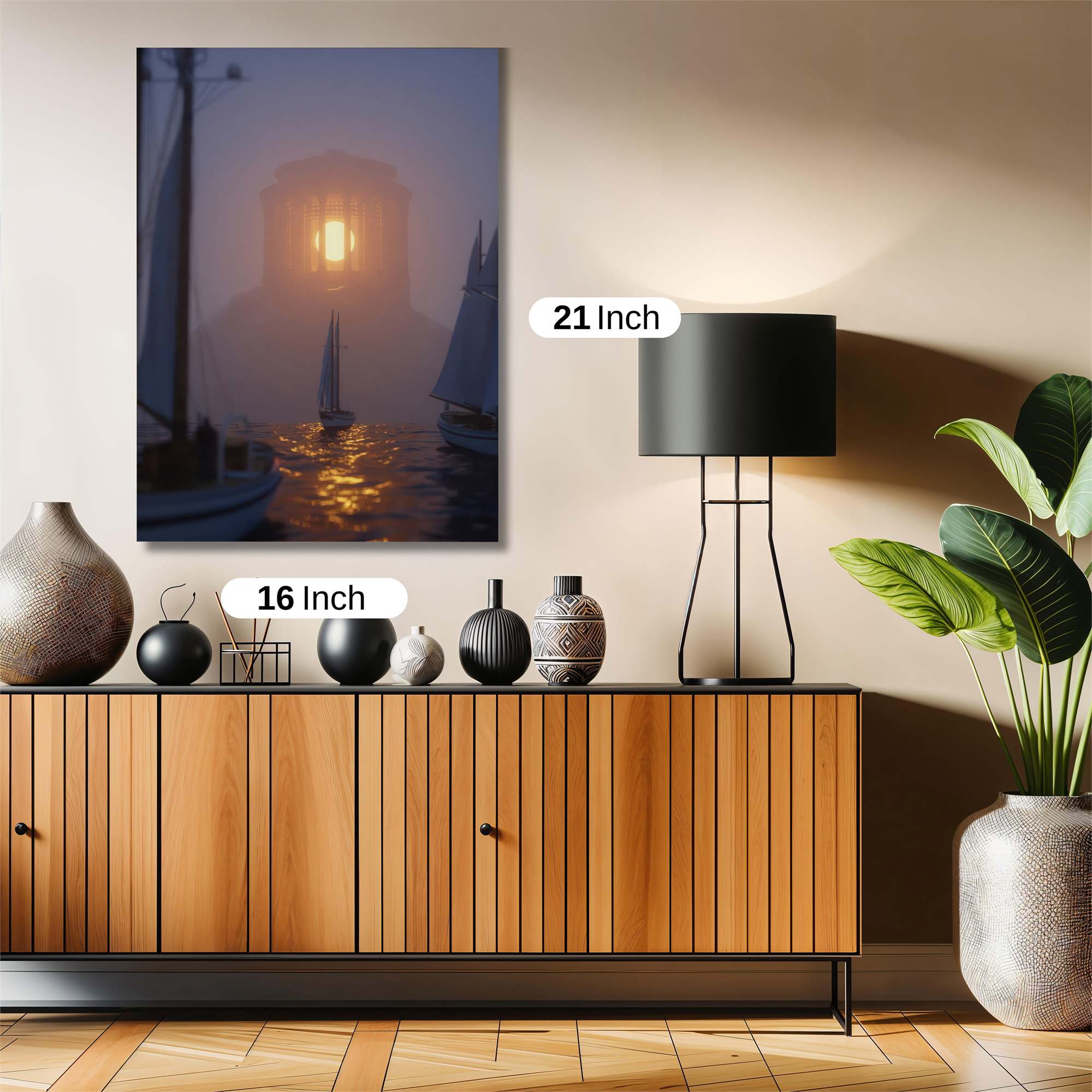 Lighthouse Reverie Safe Wall Magnetic / M