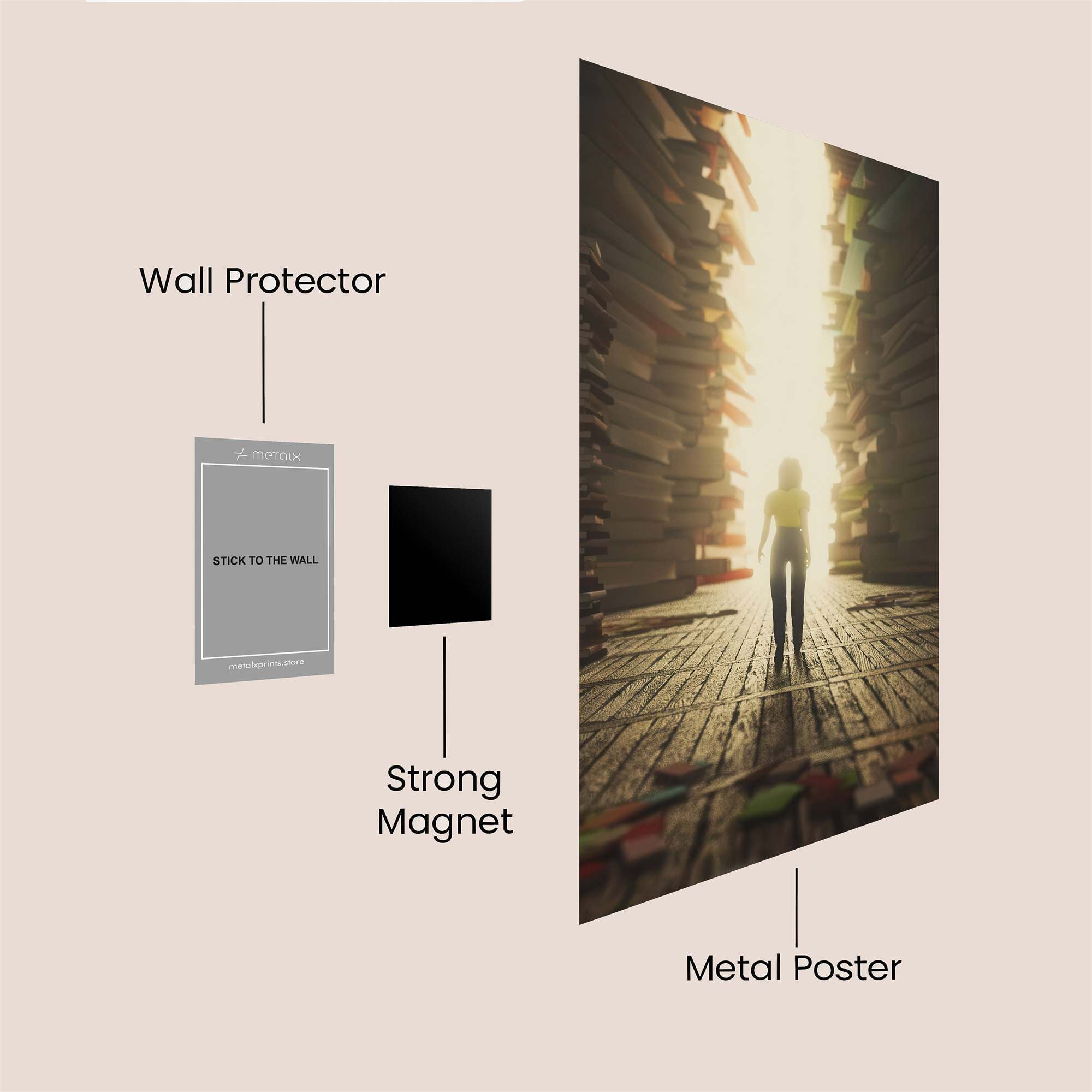 Bibliophile Radiance Safe Wall Magnetic / M