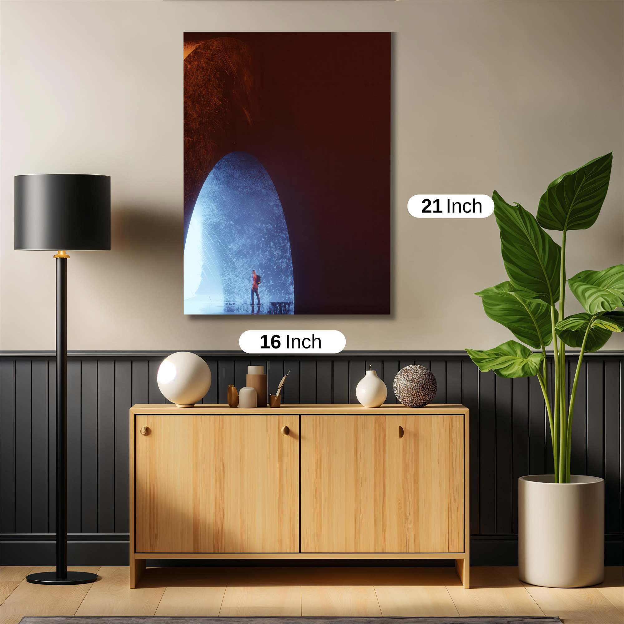 Luminous Gateway Safe Wall Magnetic / M