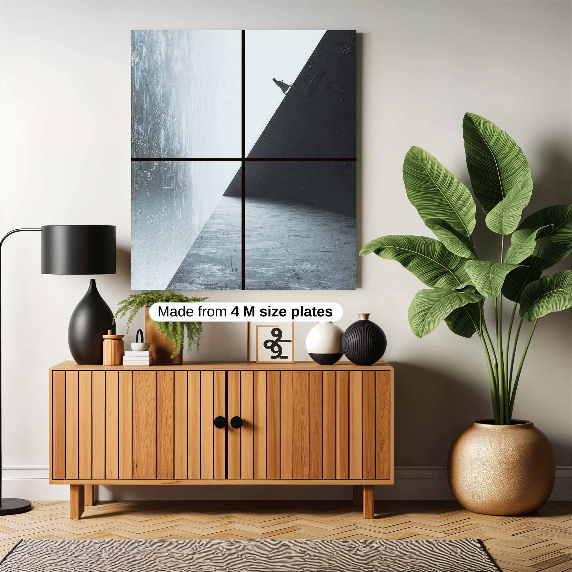 Geometric Solitude Safe Wall Magnetic / M