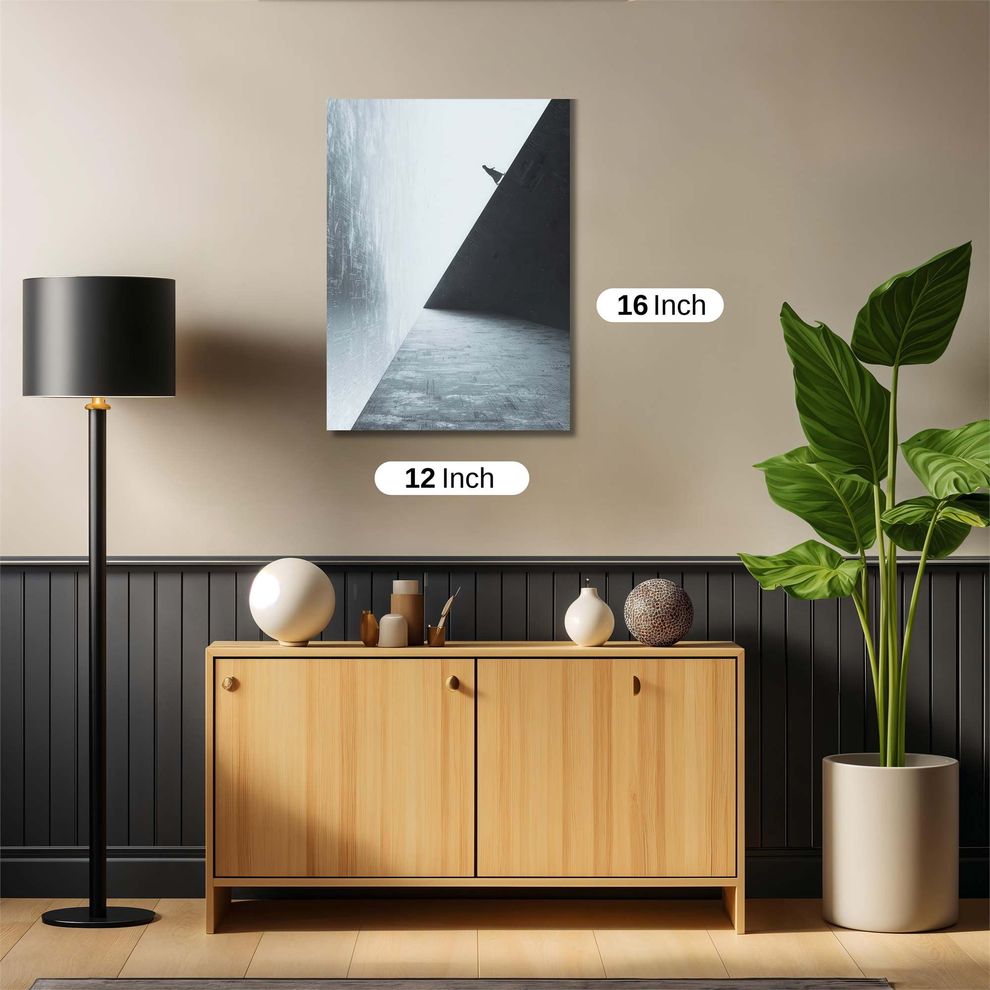 Geometric Solitude Safe Wall Magnetic / M