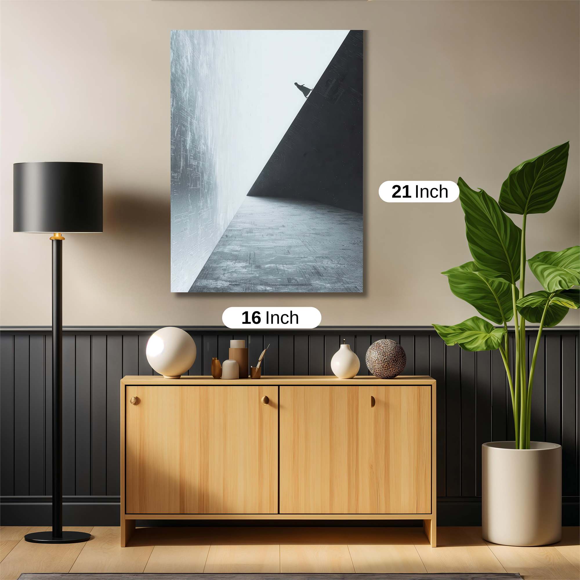 Geometric Solitude Safe Wall Magnetic / M