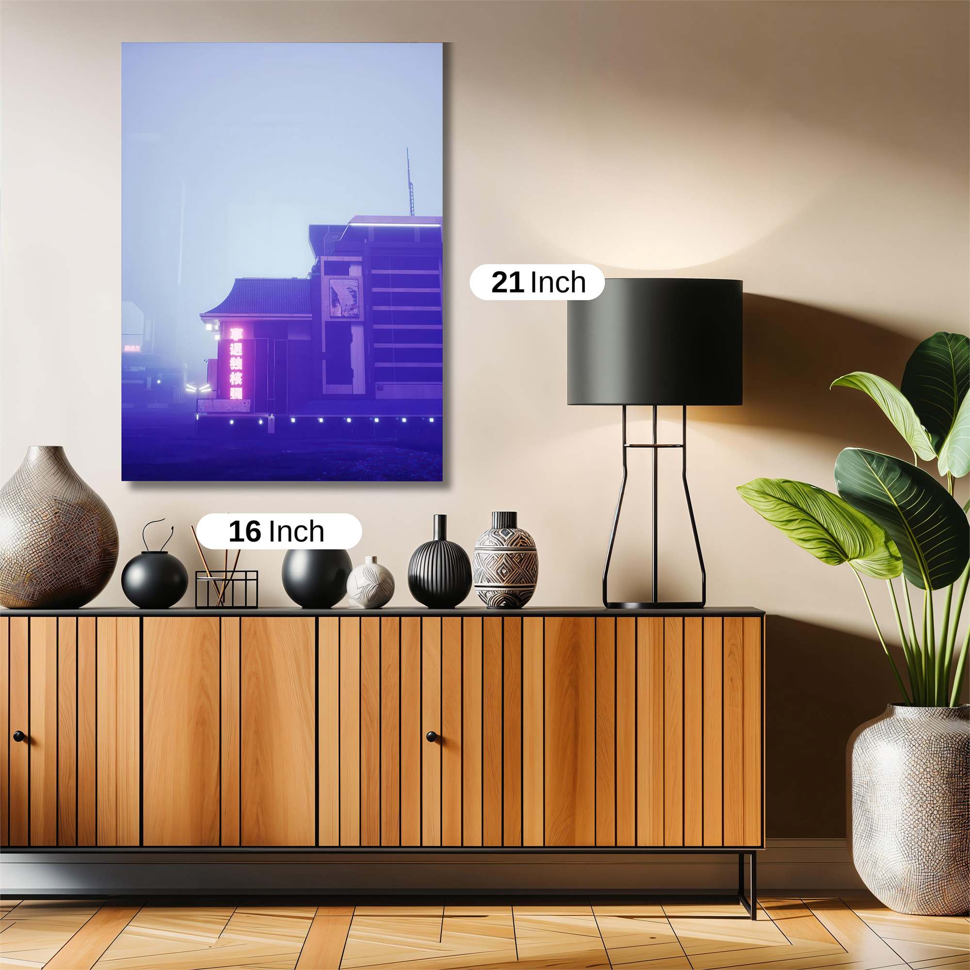 Neon Serenity Safe Wall Magnetic / M