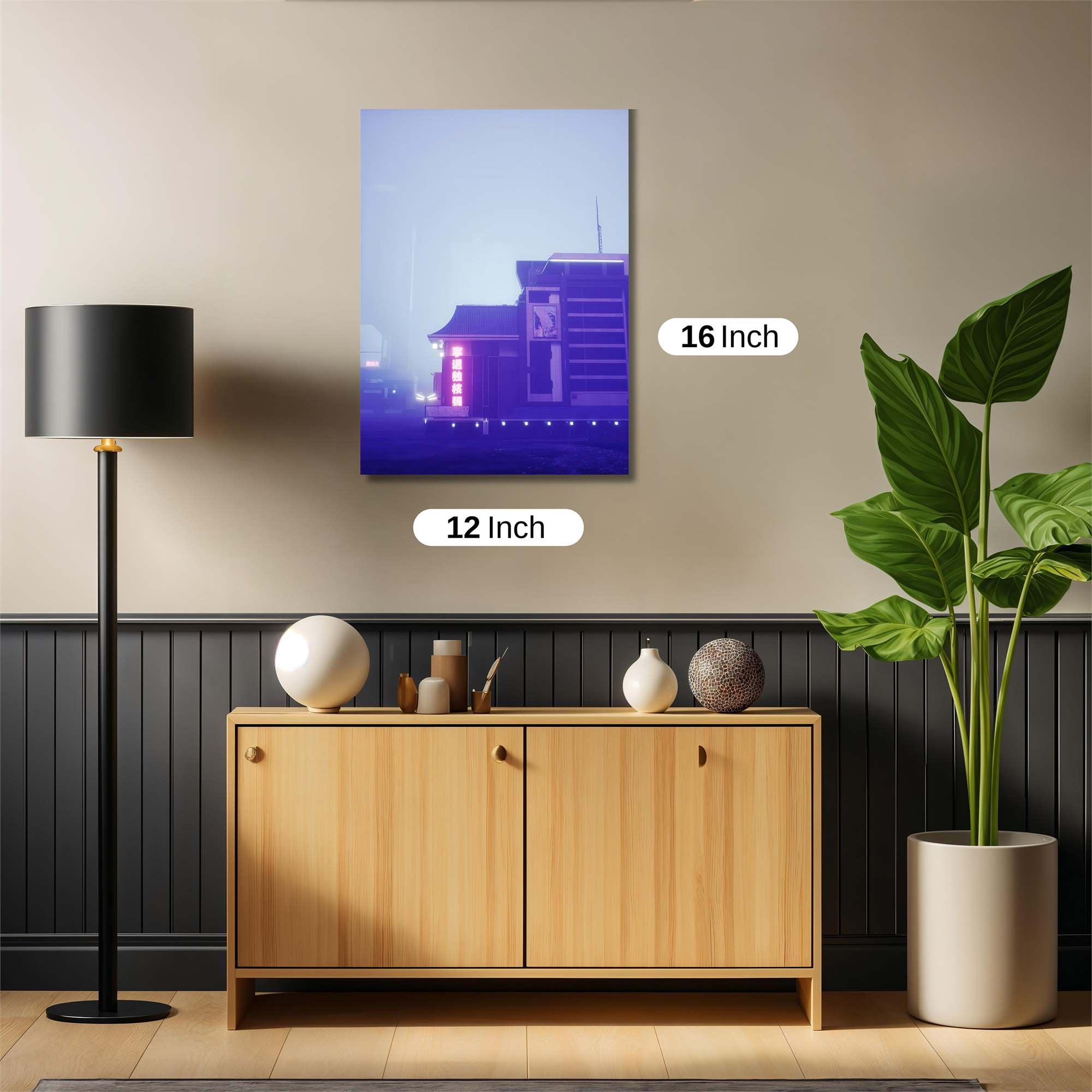 Neon Serenity Safe Wall Magnetic / M