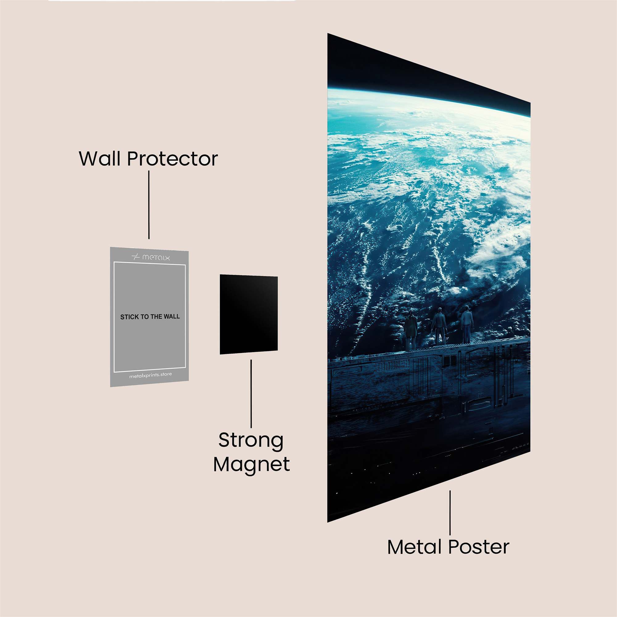 Orbital Reverie Safe Wall Magnetic / M