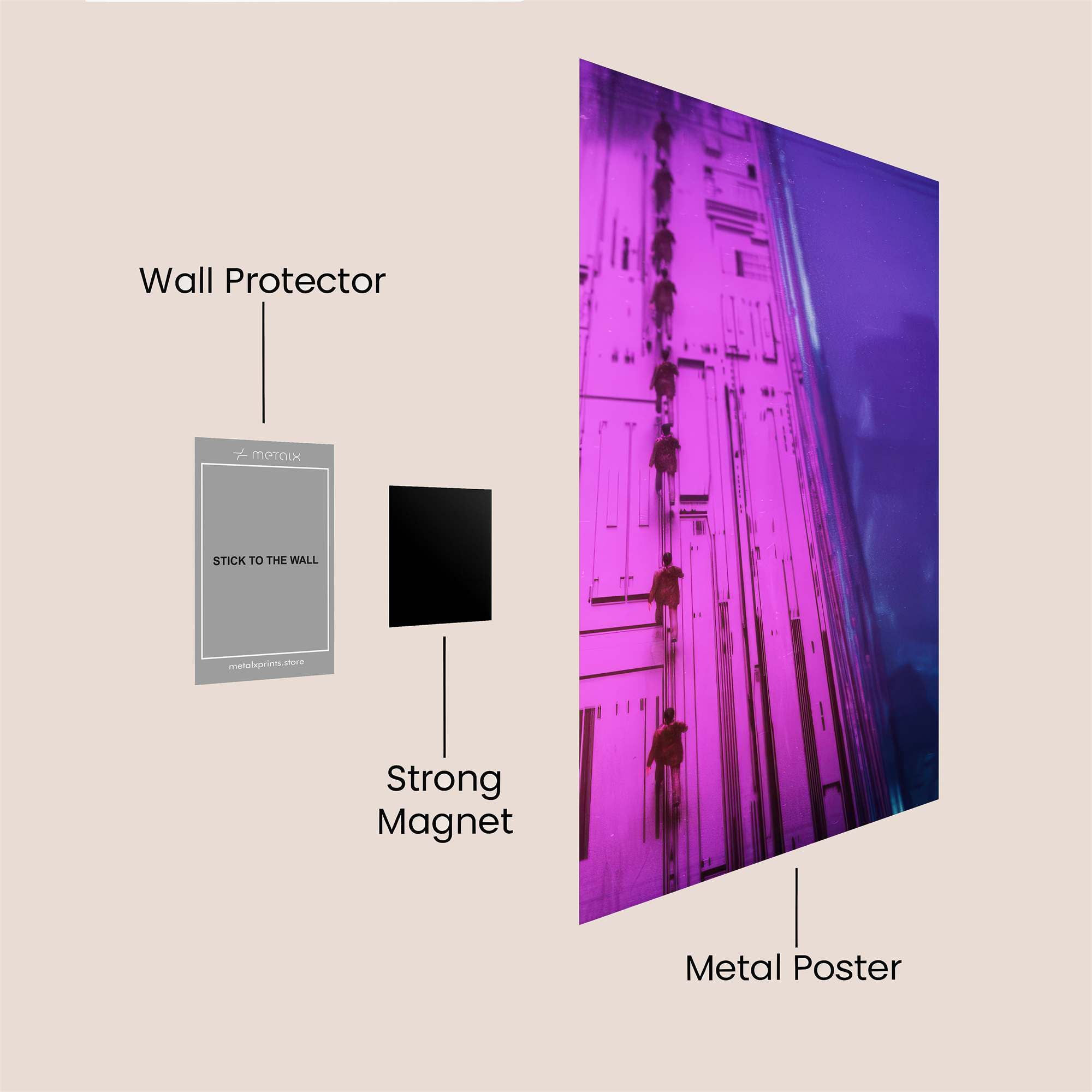 Vertical Ascent Safe Wall Magnetic / M