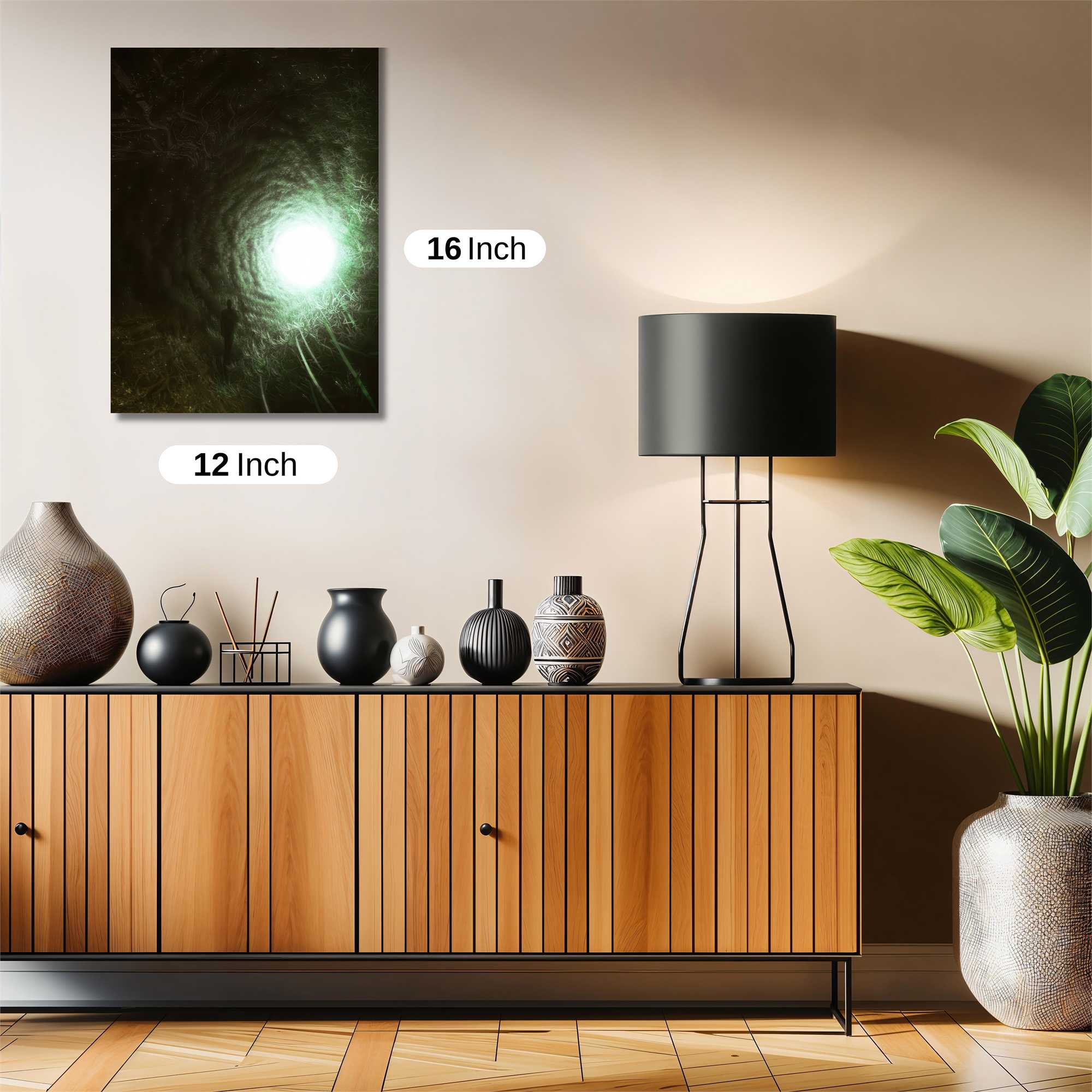 Luminescent Vortex Safe Wall Magnetic / M