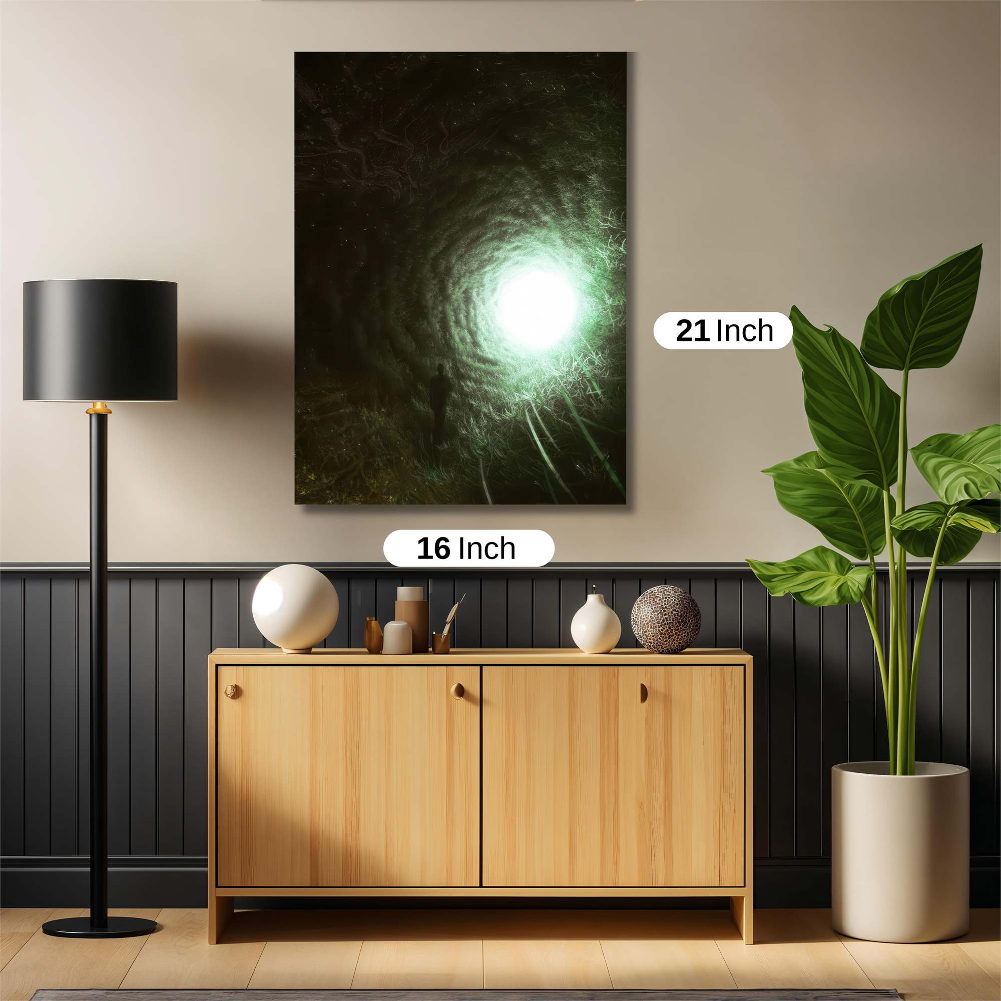 Luminescent Vortex Safe Wall Magnetic / M