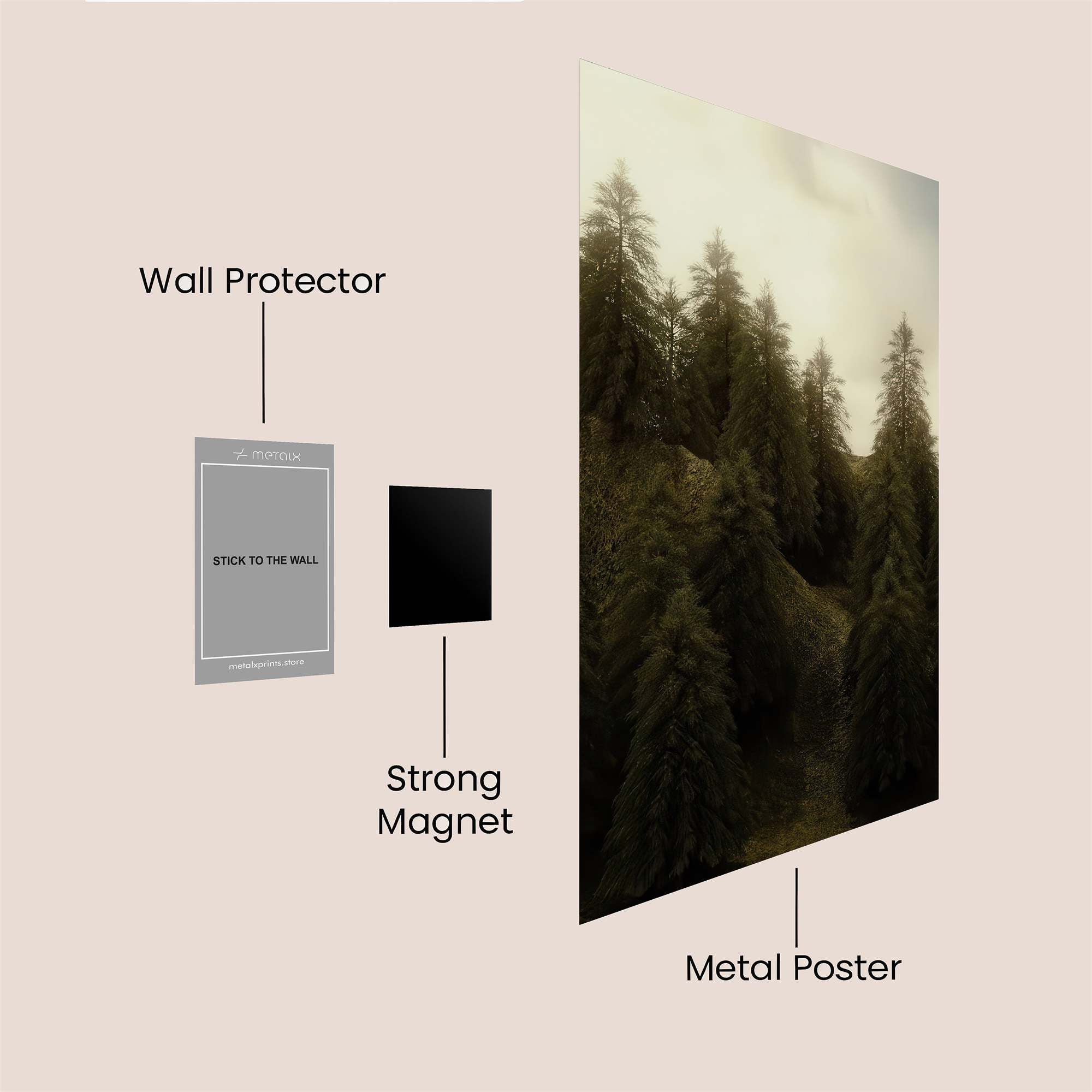 Evergreen Serenity Safe Wall Magnetic / M