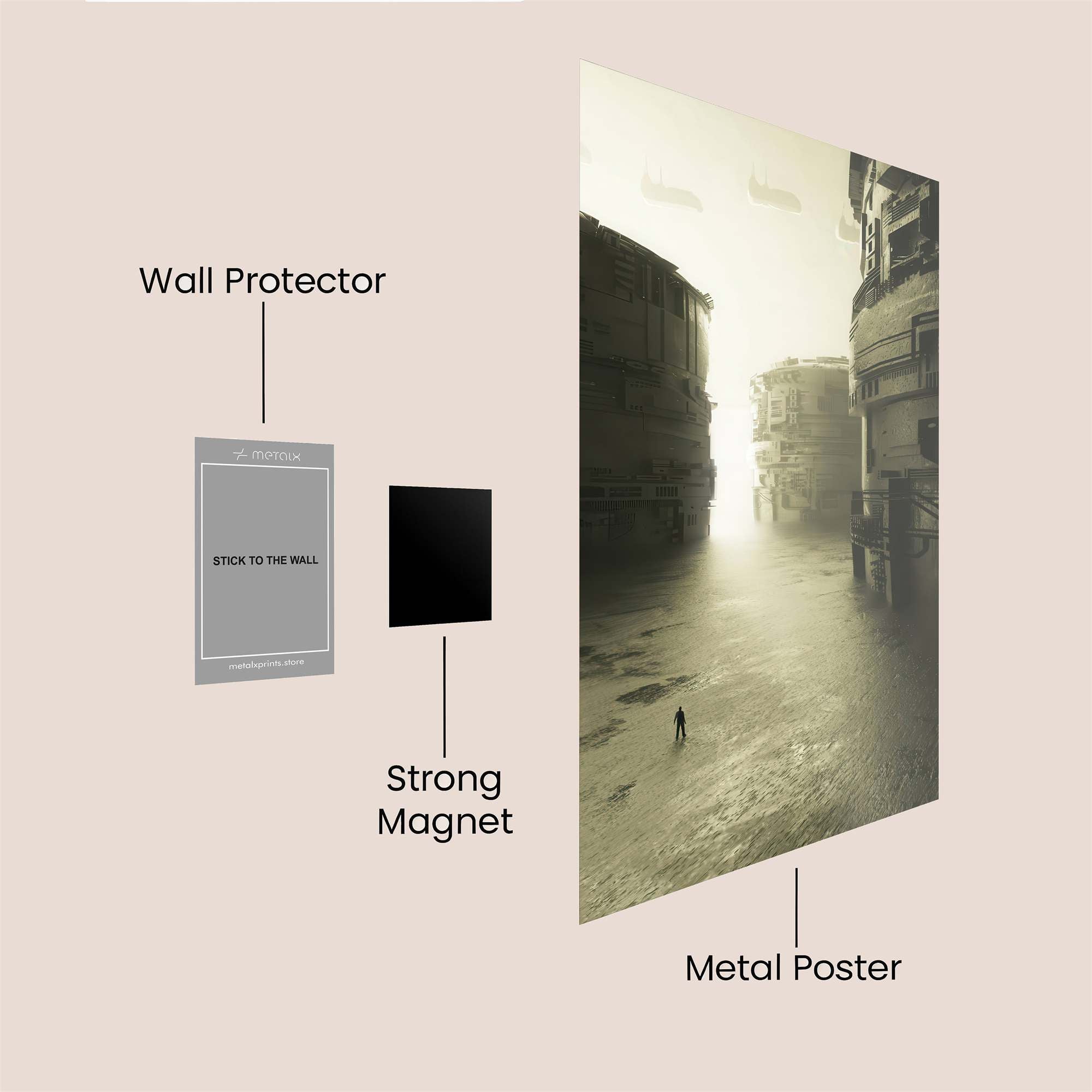 Monolithic Solitude Safe Wall Magnetic / M