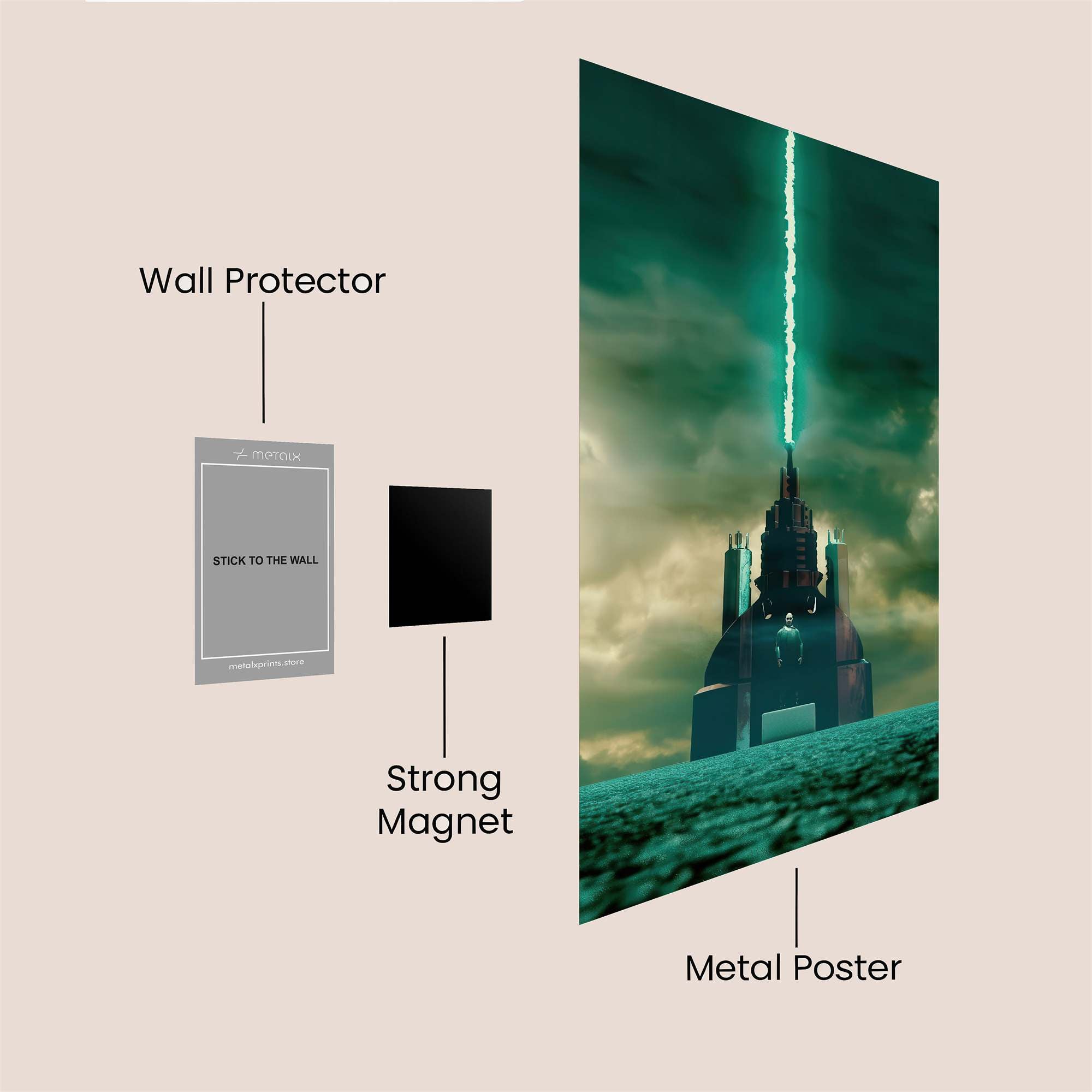 Beacon Ascendant Safe Wall Magnetic / M