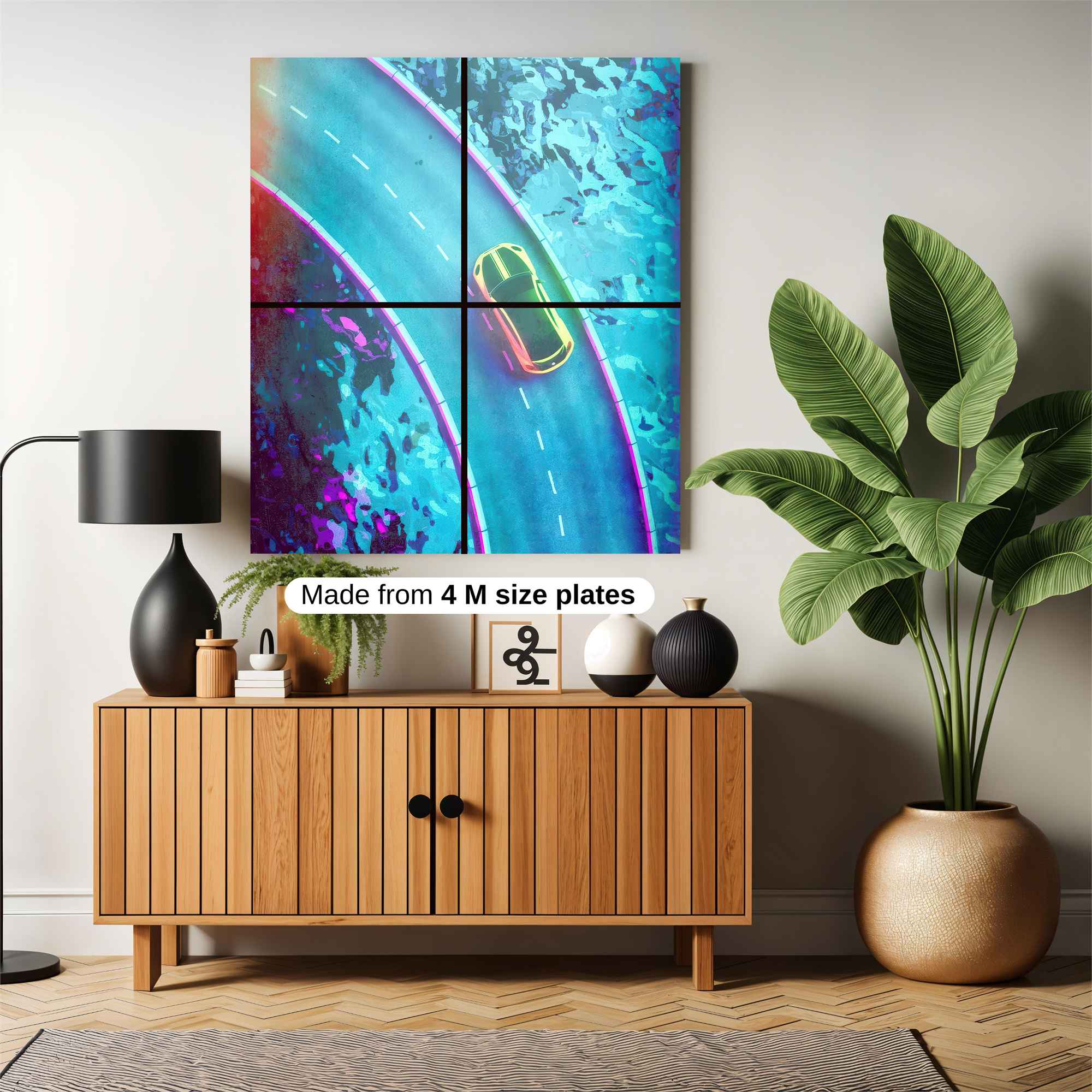 Neon Drive Safe Wall Magnetic / M