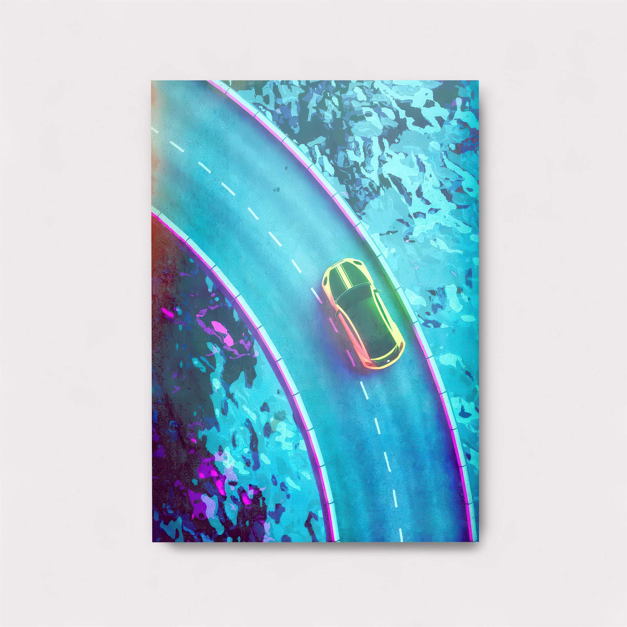 Neon Drive Safe Wall Magnetic / M