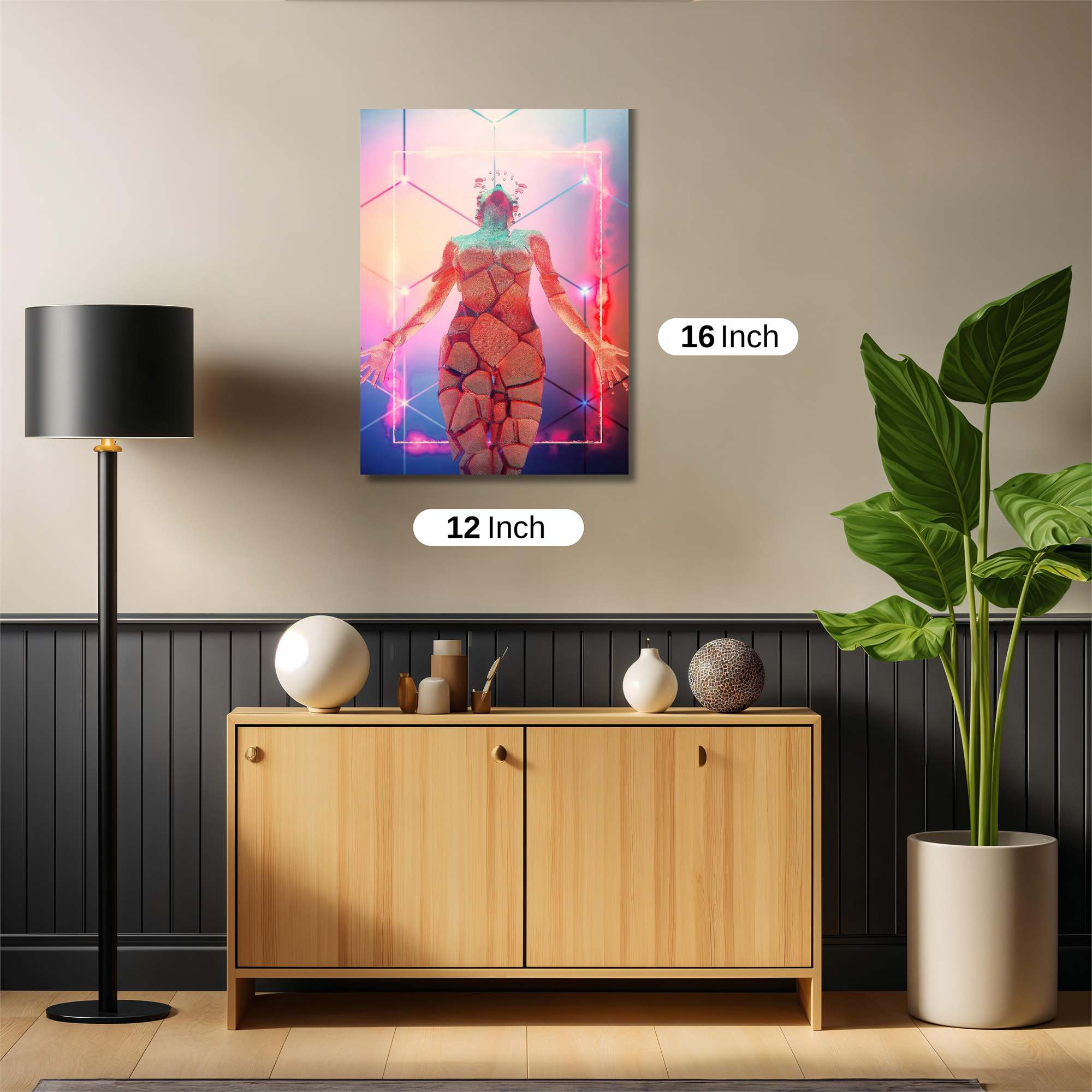 Fragmented Euphoria Safe Wall Magnetic / M