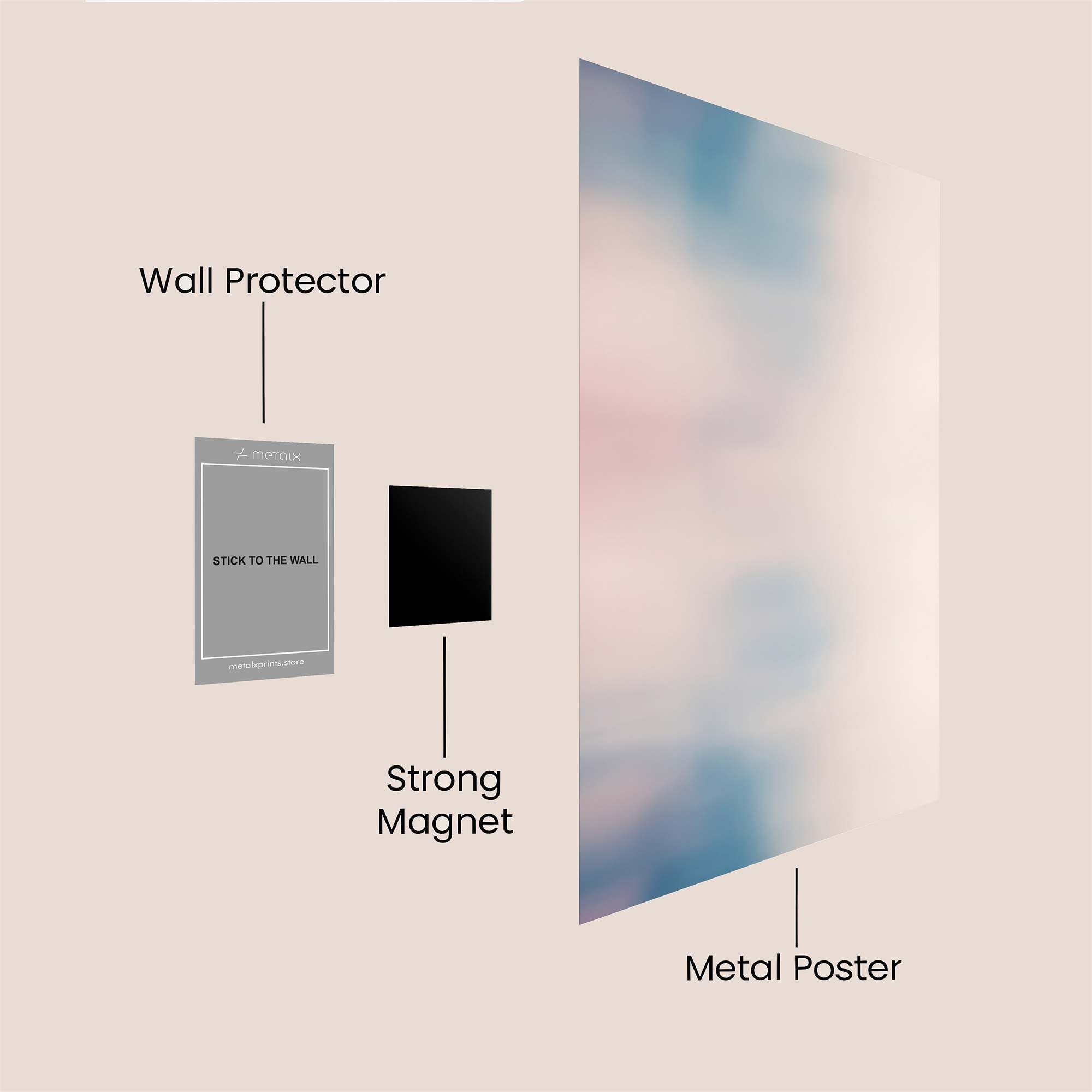 Archway Echoes Safe Wall Magnetic / M