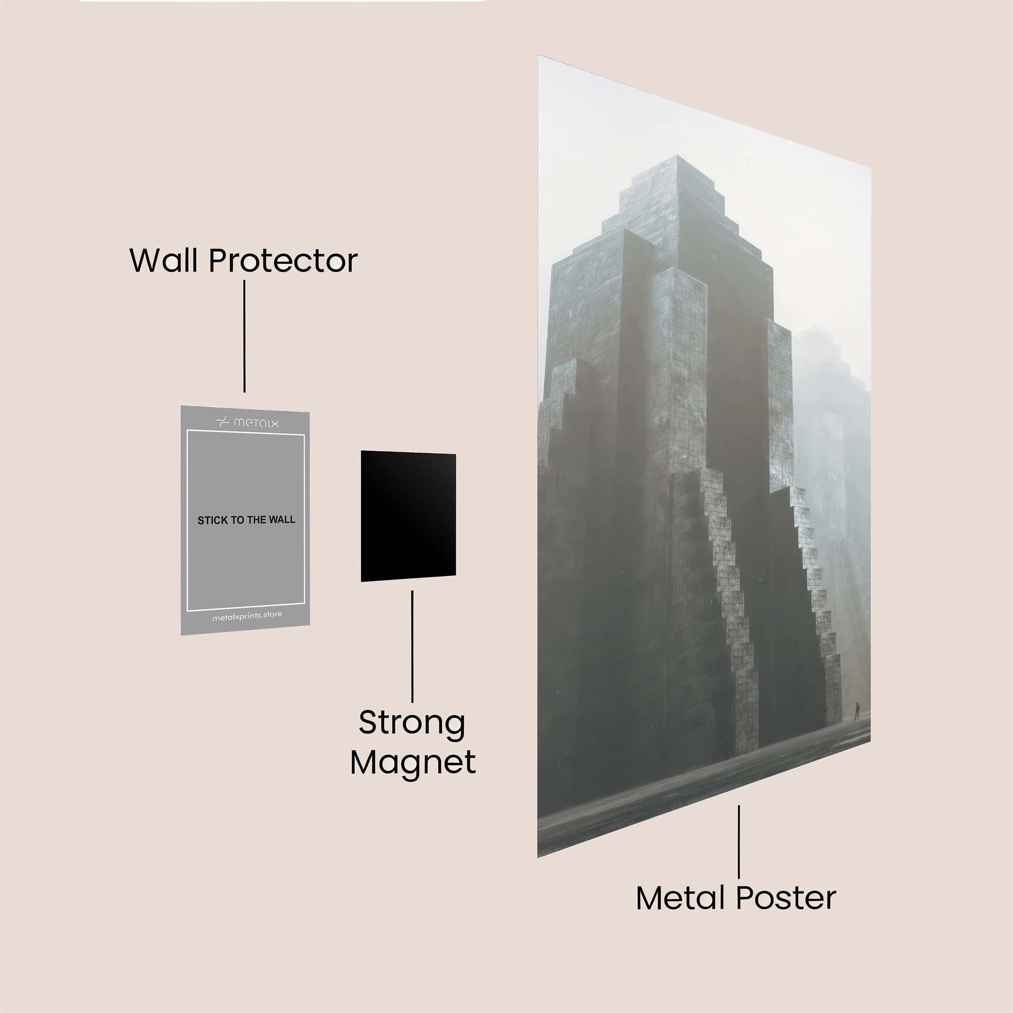 Monolithic Echoes Safe Wall Magnetic / M