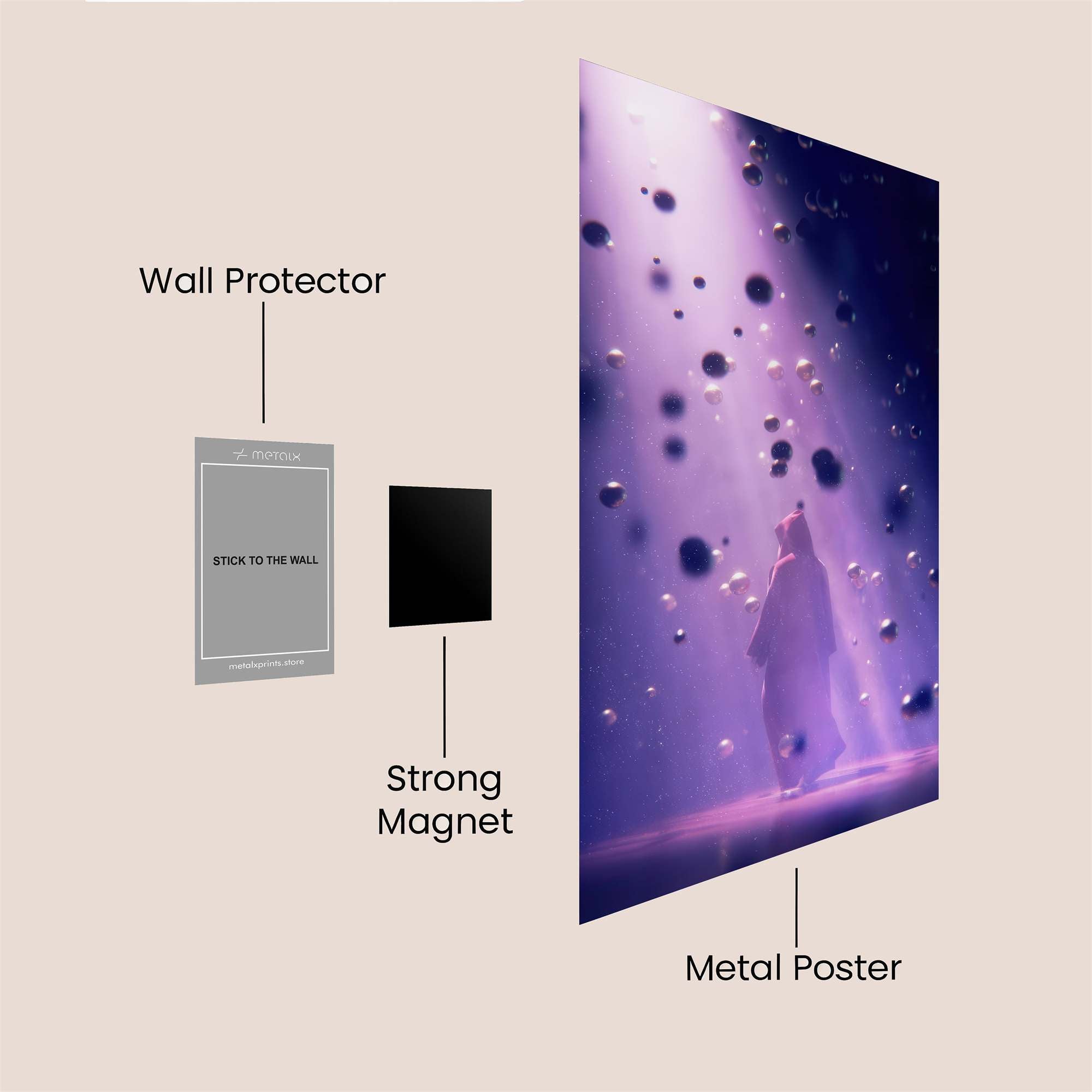 Mystical Elegance Safe Wall Magnetic / M