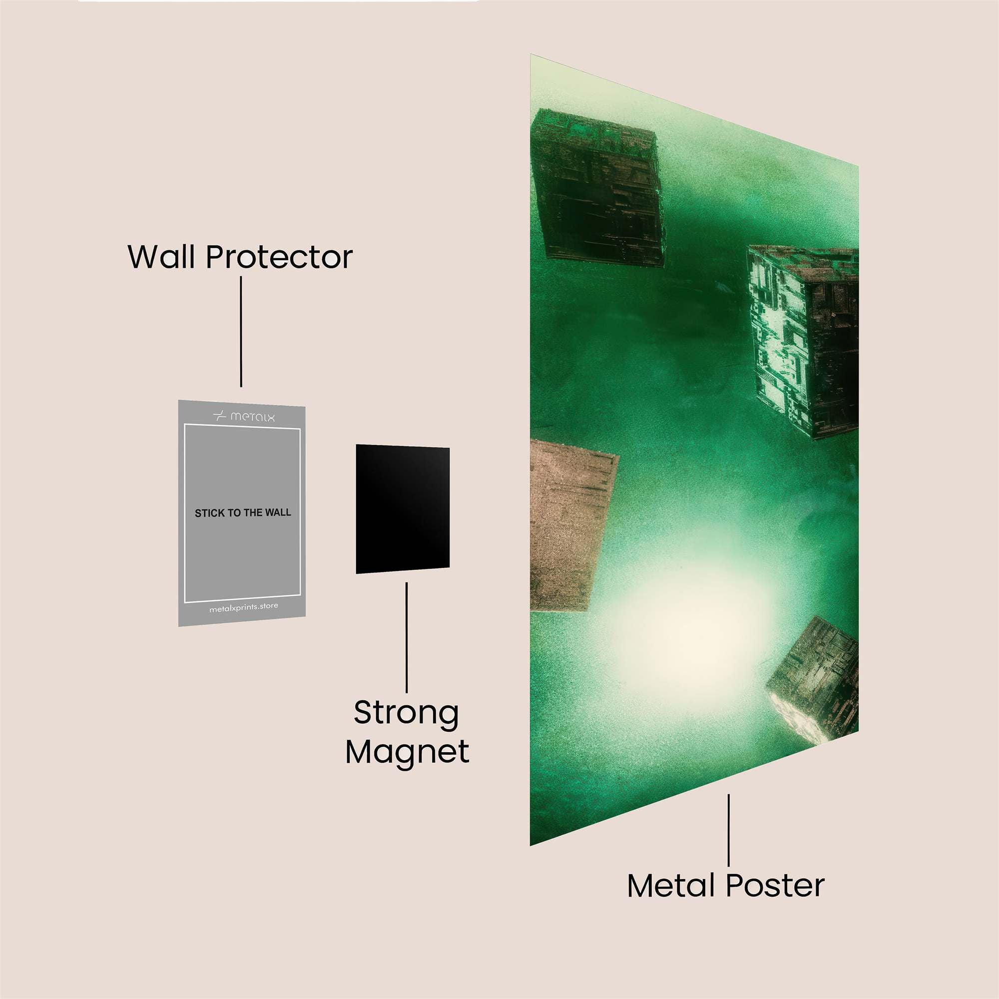 Galactic Obscurity Safe Wall Magnetic / M