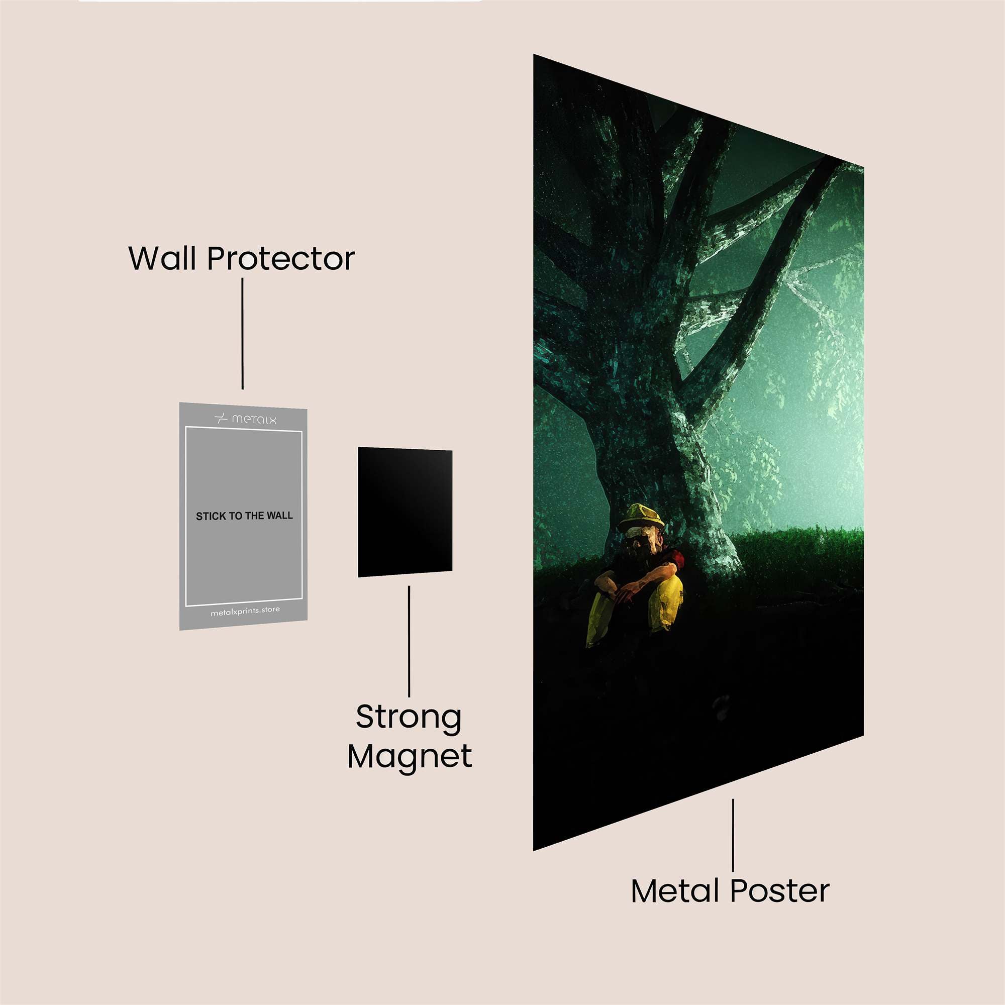 Solitude Whisper Safe Wall Magnetic / M