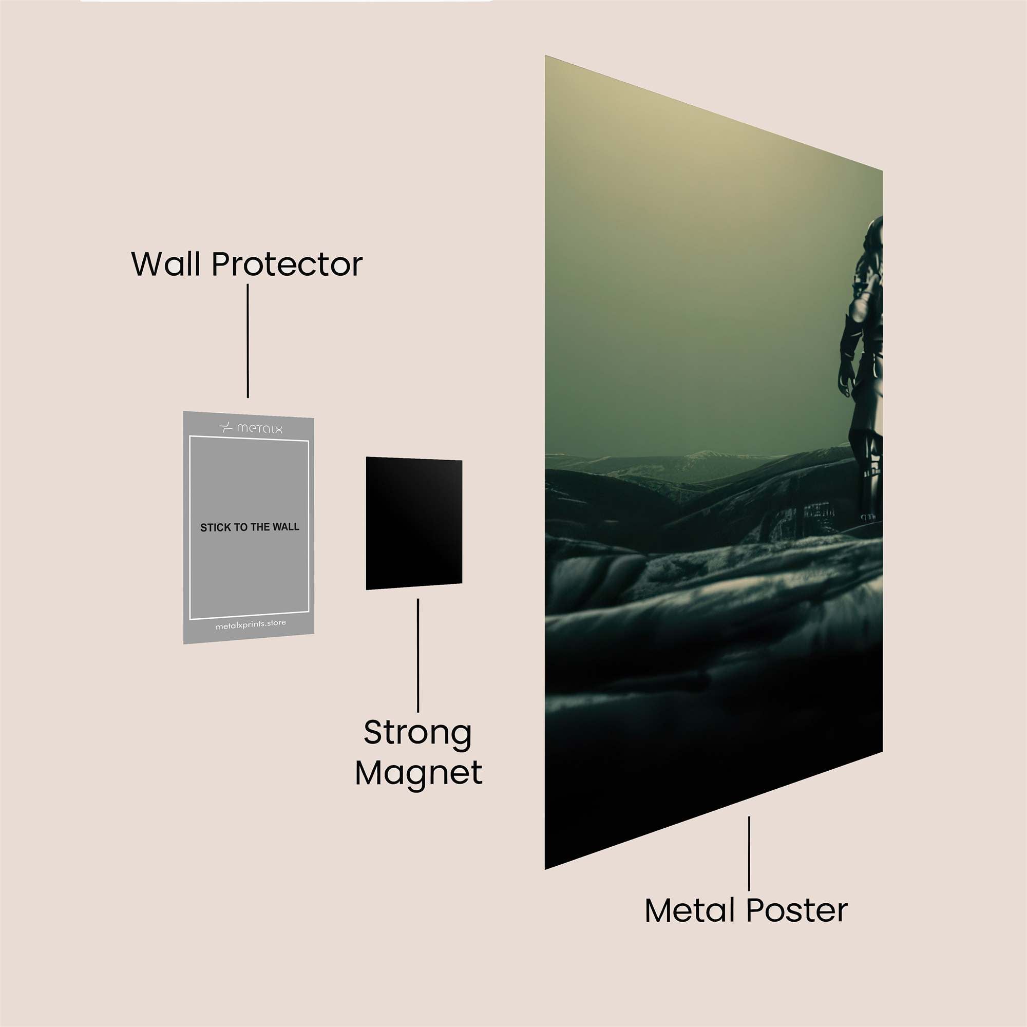 Solitary Ascent Safe Wall Magnetic / M