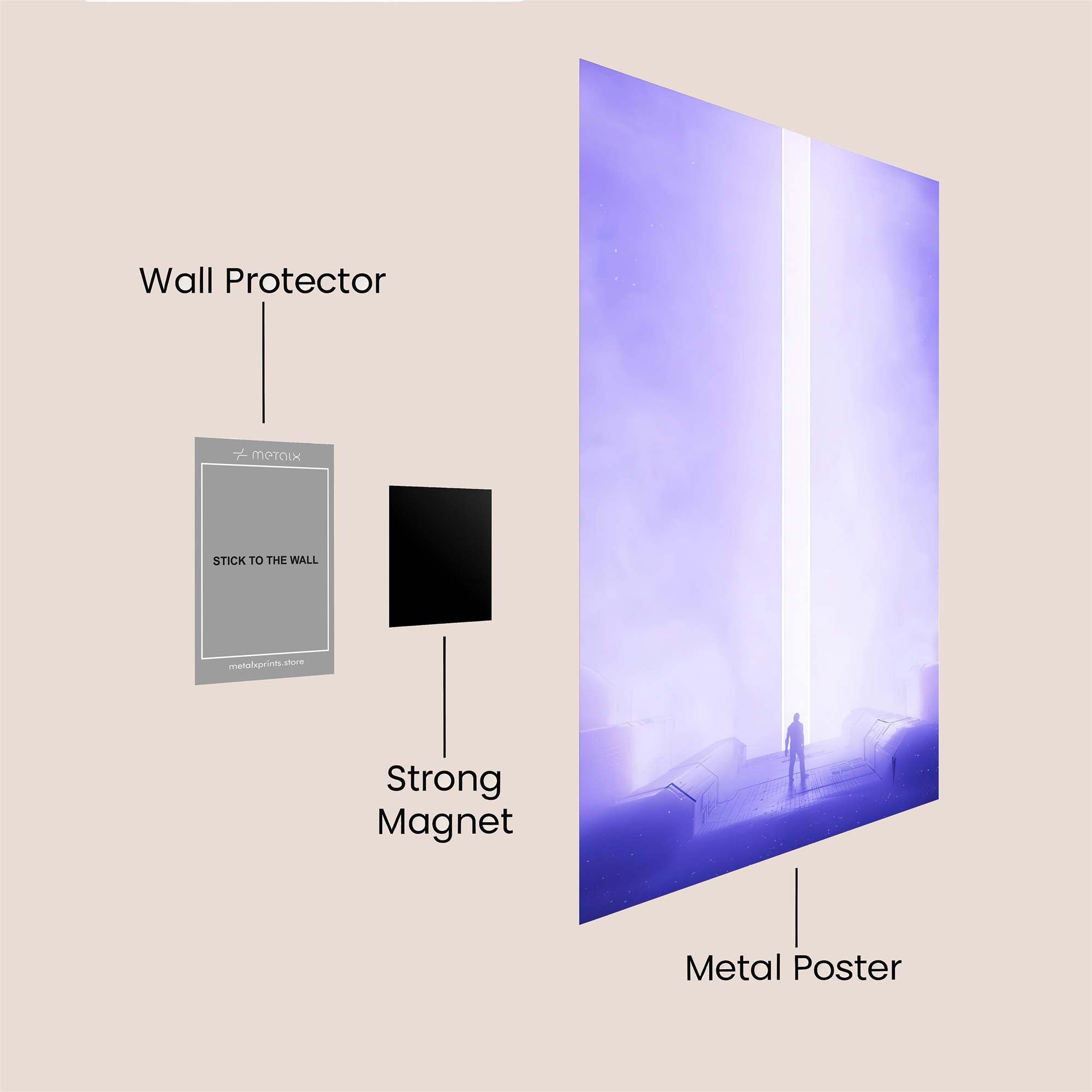 Portal Radiance Safe Wall Magnetic / M