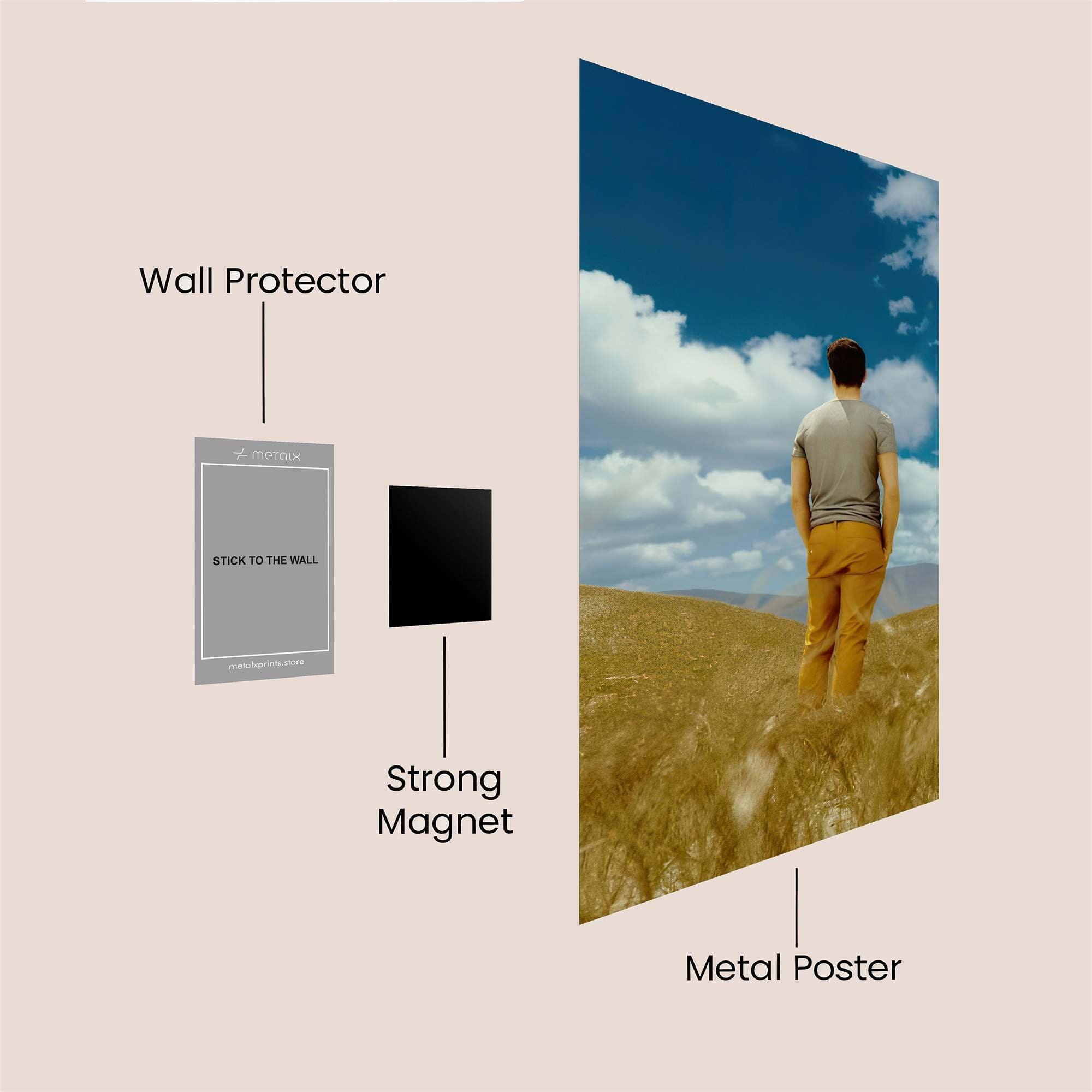 Tunnel Awakening Safe Wall Magnetic / M