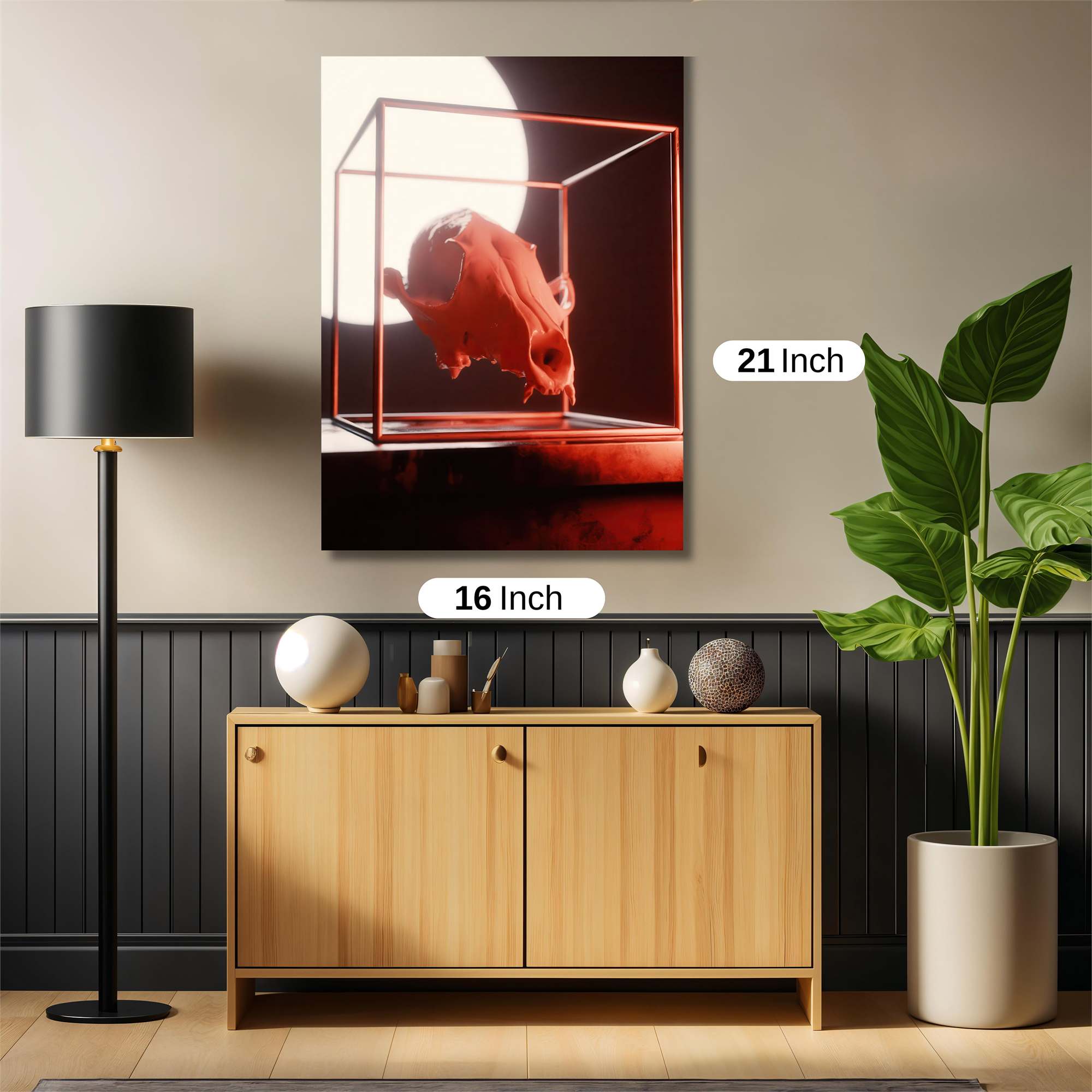 Crimson Enclosure Safe Wall Magnetic / M