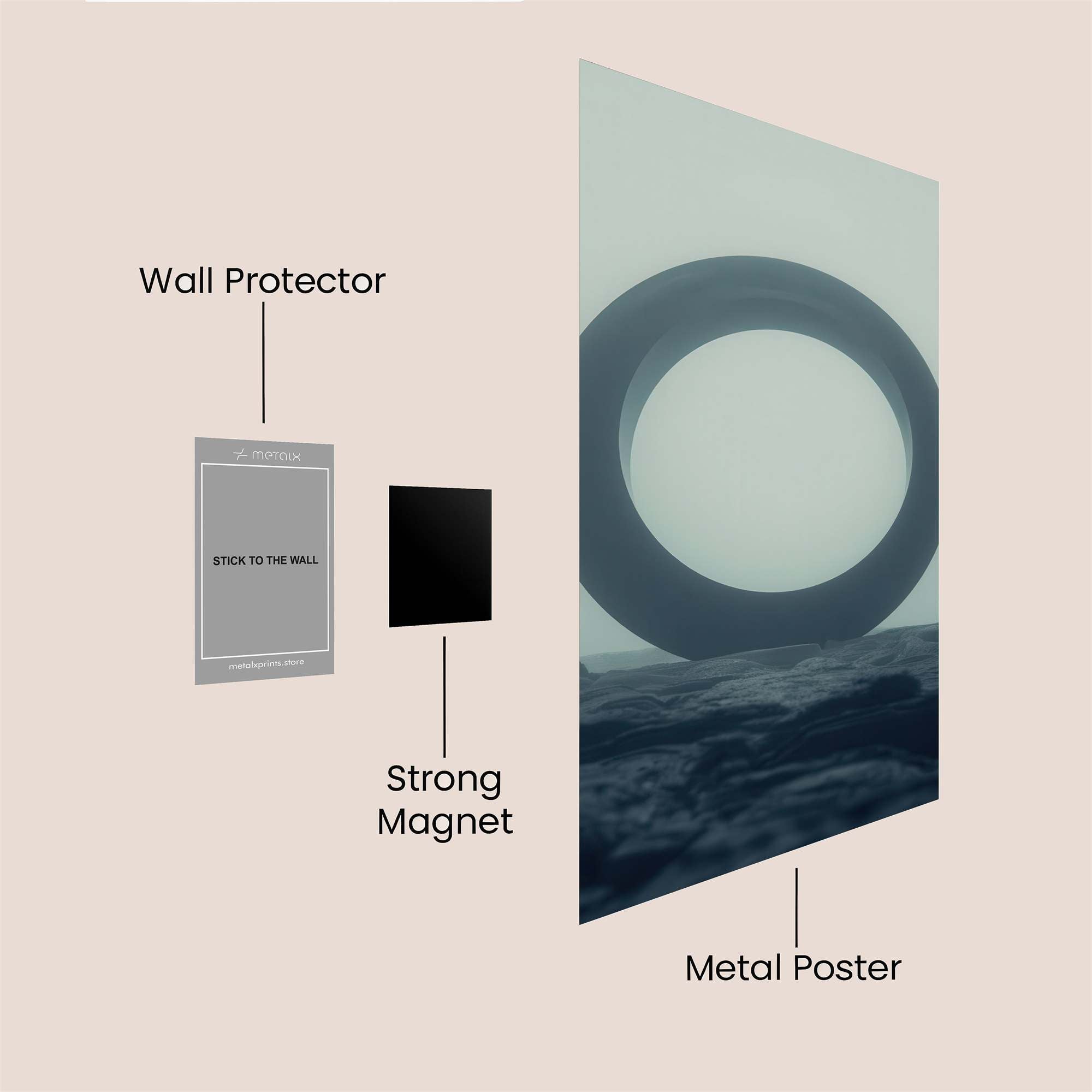 Ethereal Circle Safe Wall Magnetic / M