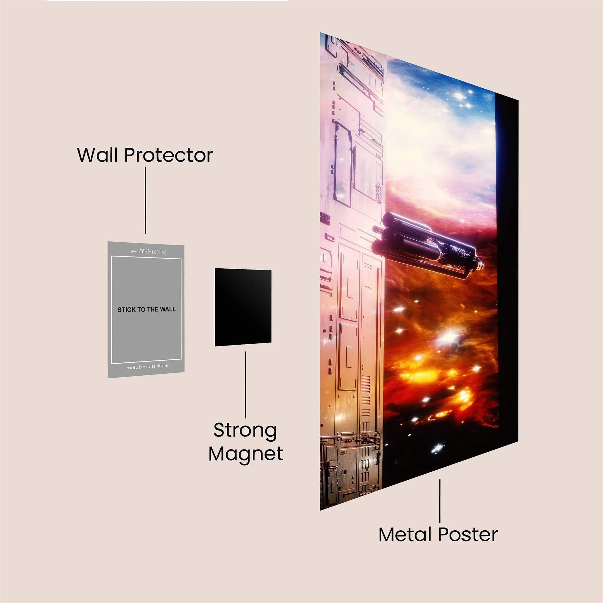 Cosmic Odyssey Safe Wall Magnetic / M