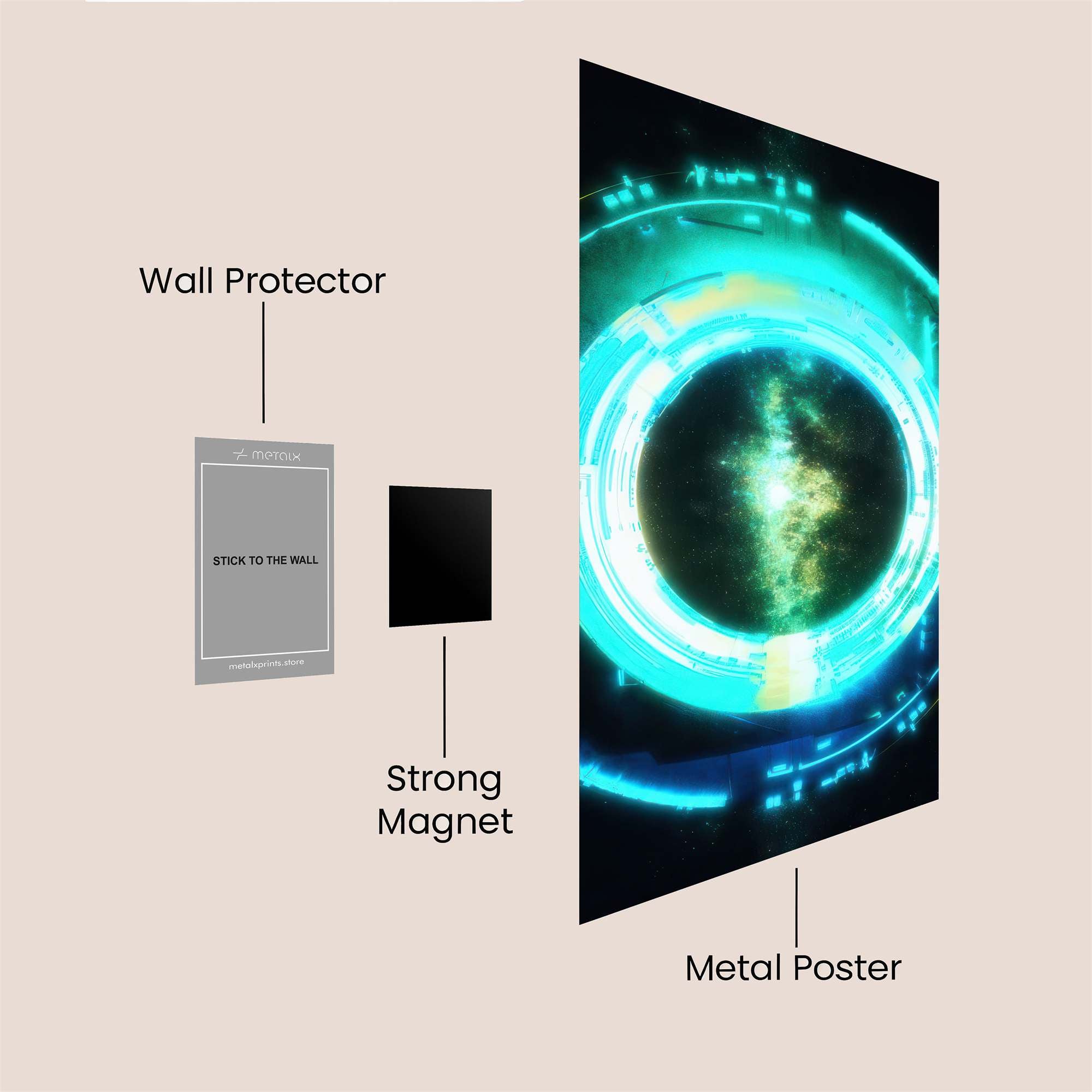 Galactic Nexus Safe Wall Magnetic / M