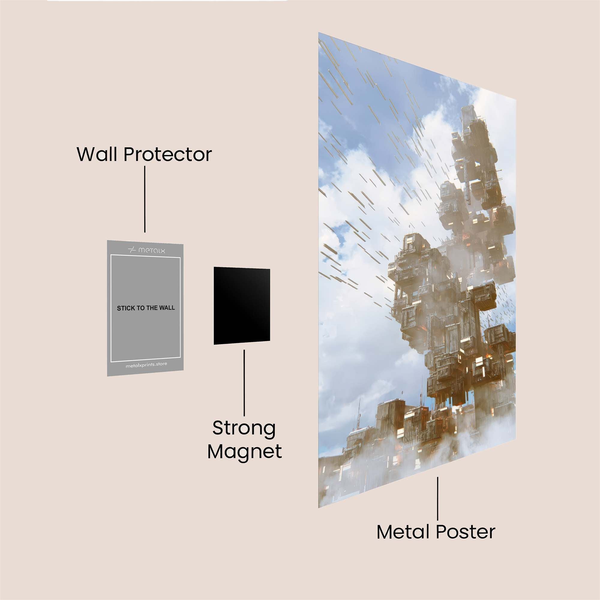 Skyward Ascension Safe Wall Magnetic / M