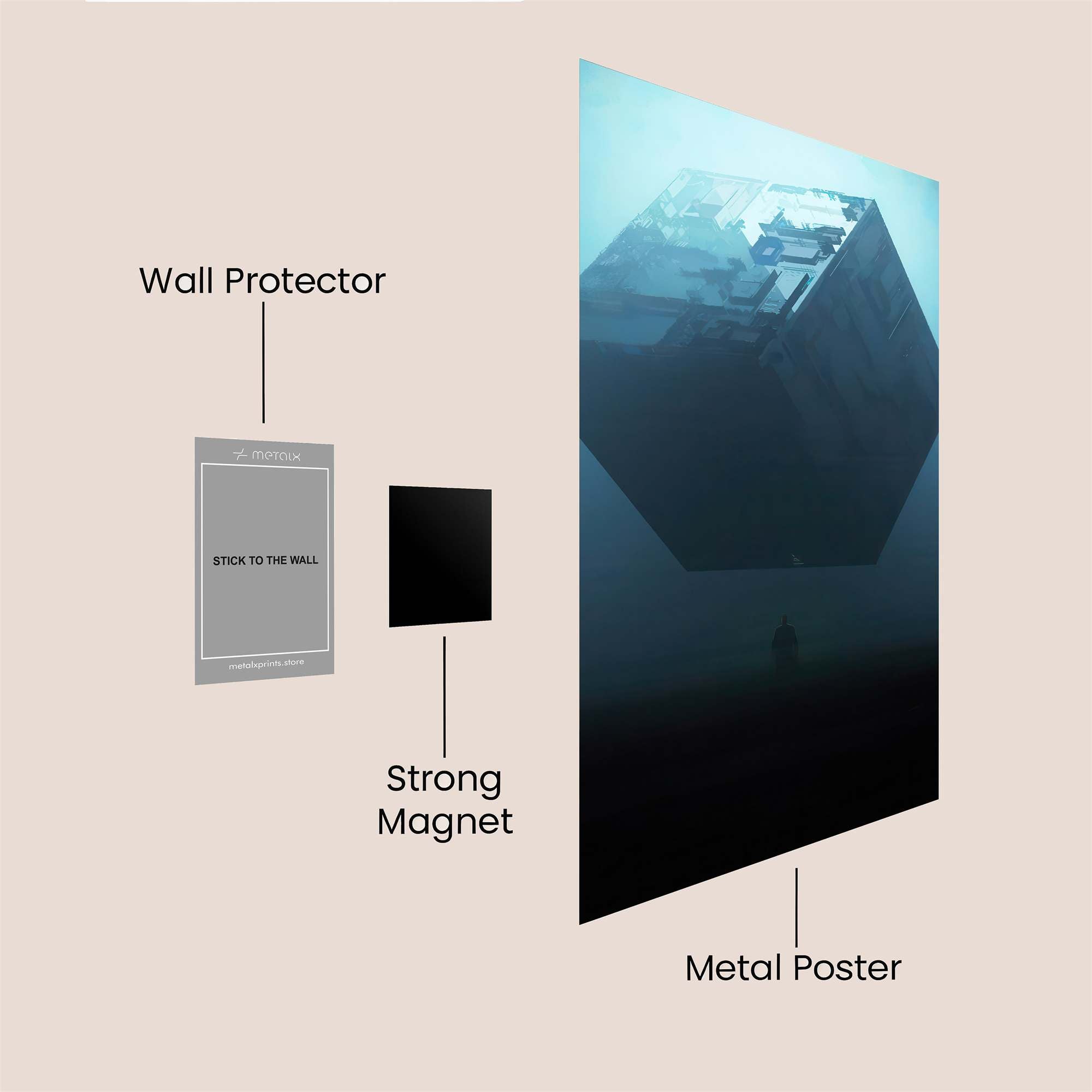 Monolithic Enigma Safe Wall Magnetic / M
