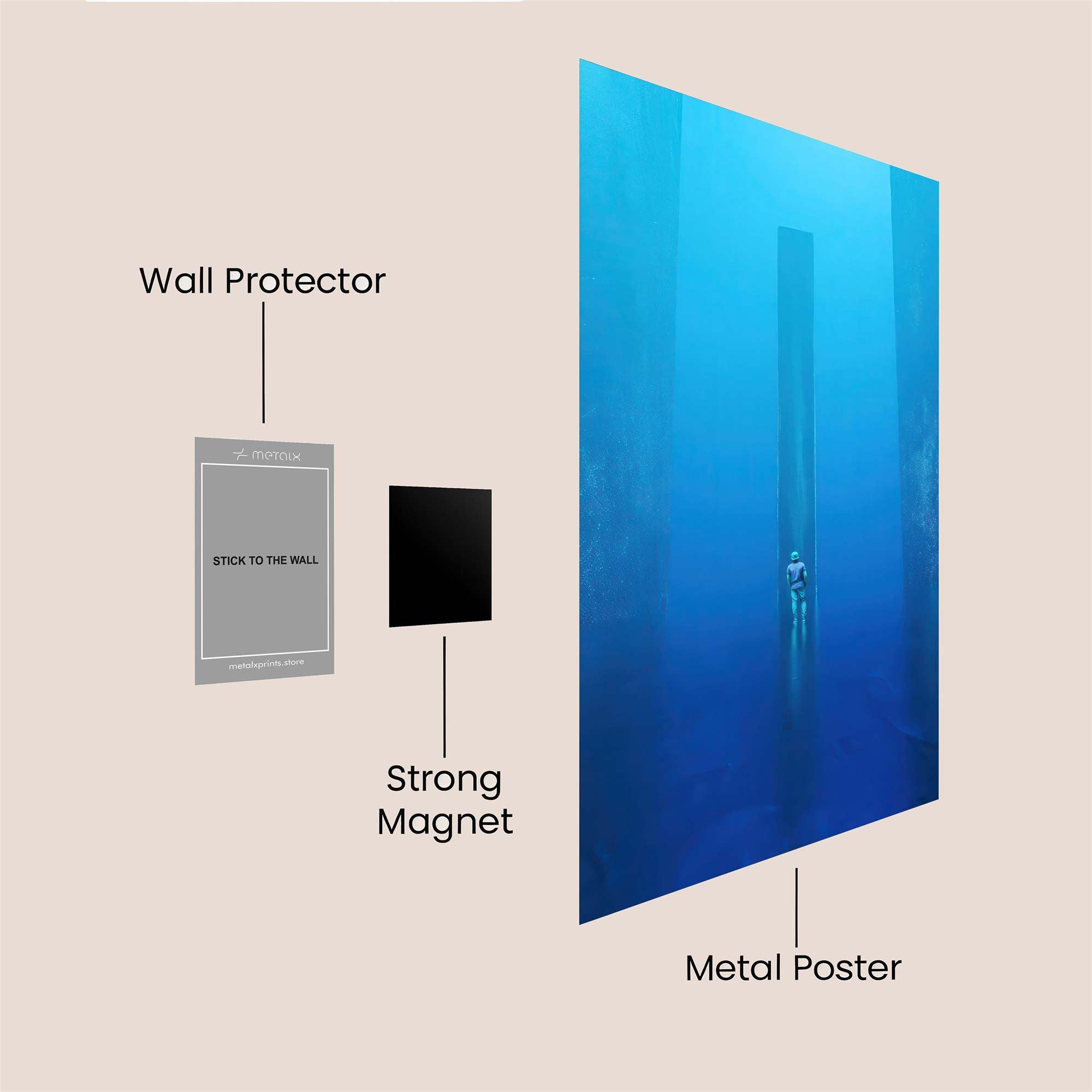 Submerged Silence Safe Wall Magnetic / M