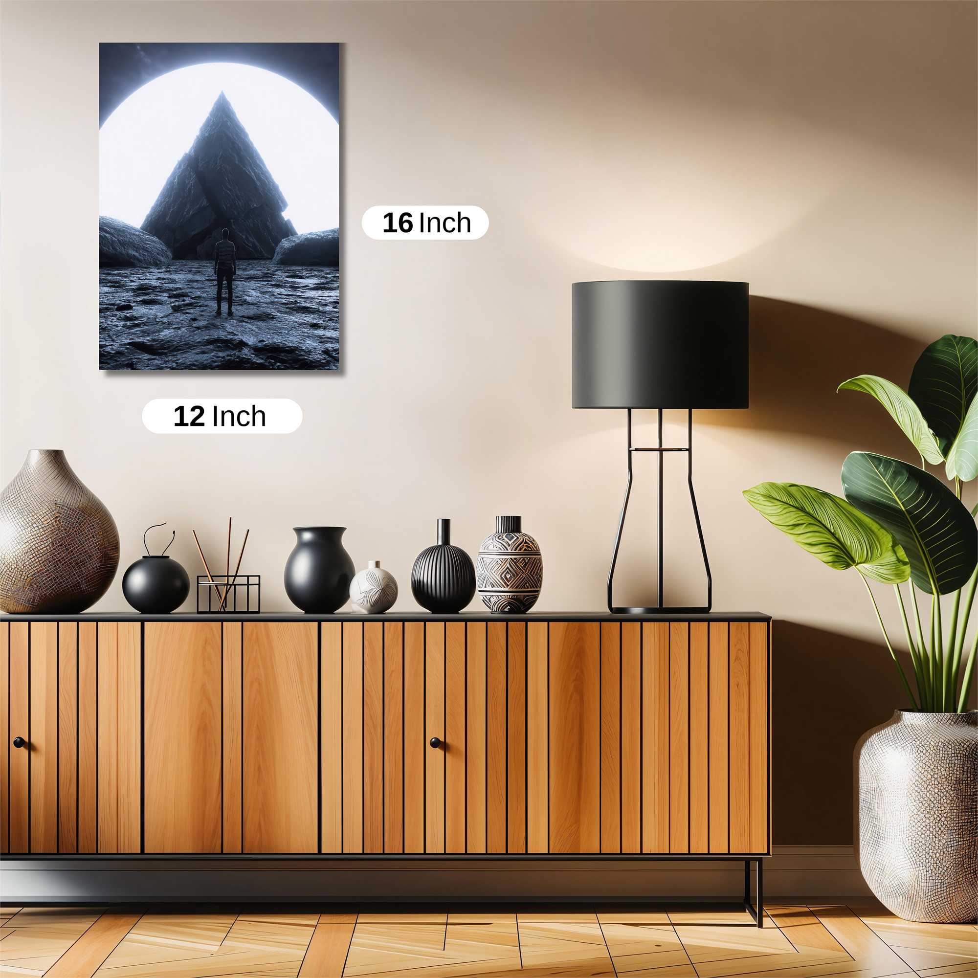Pyramid Echoes Safe Wall Magnetic / M