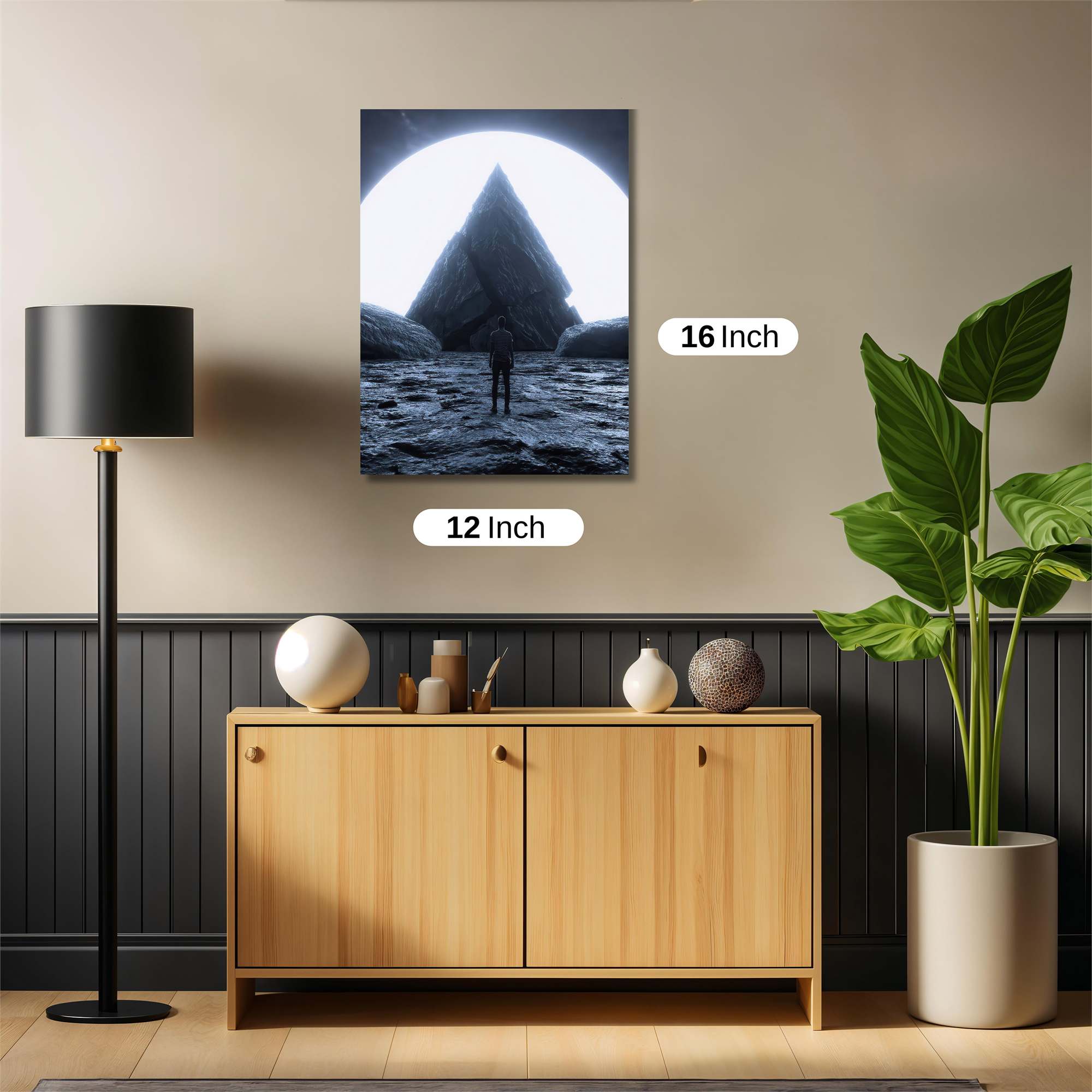 Pyramid Echoes Safe Wall Magnetic / M