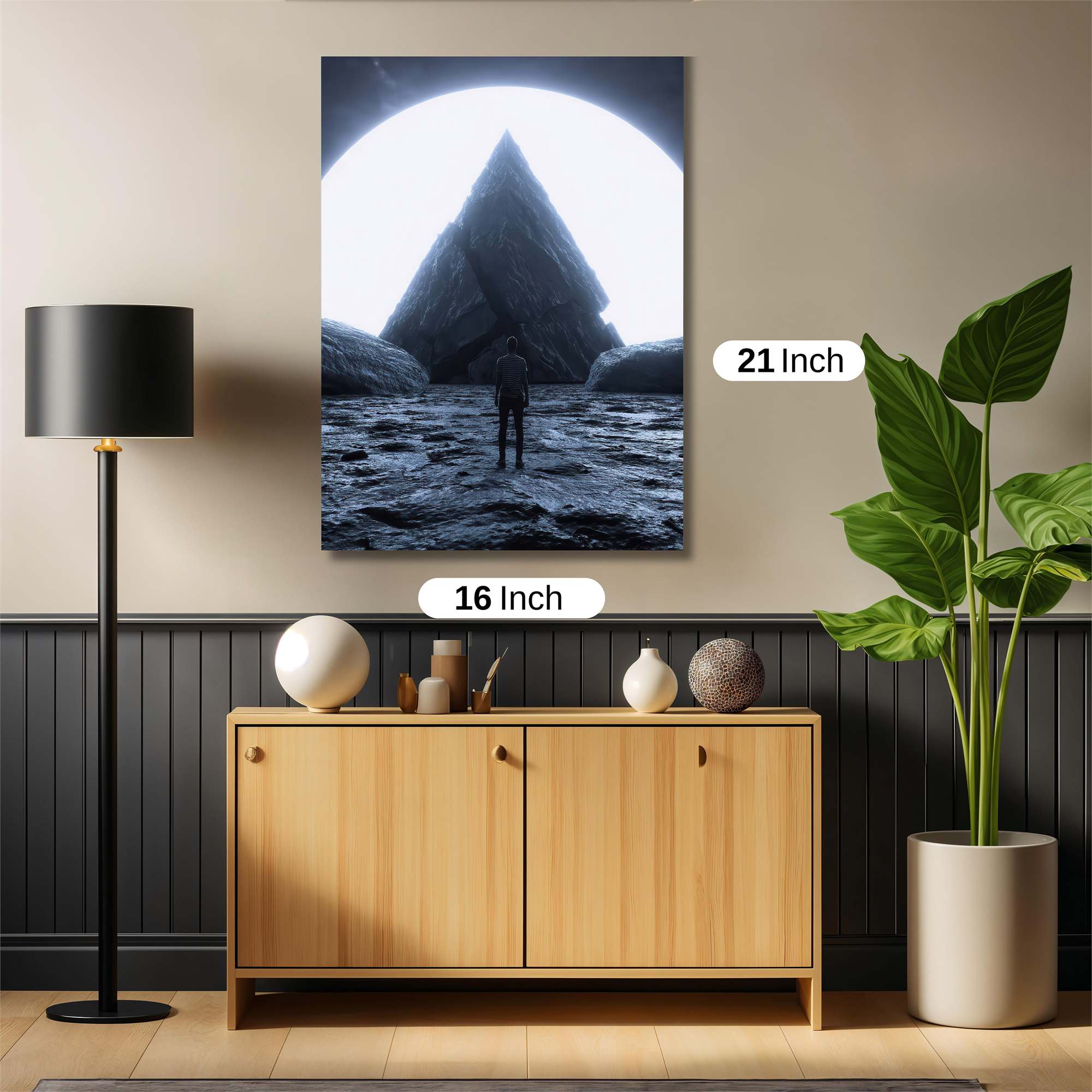 Pyramid Echoes Safe Wall Magnetic / M