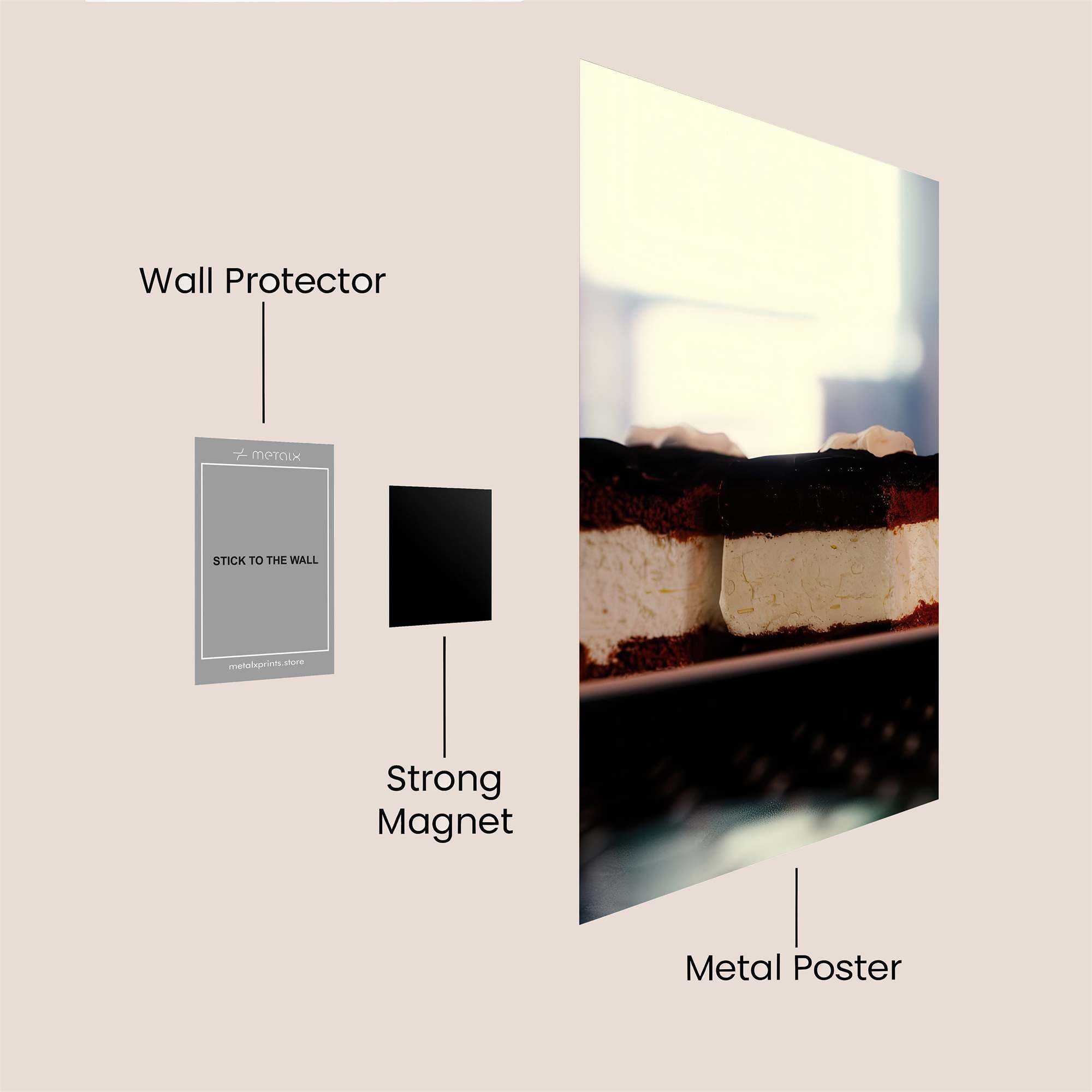 Dessert Delight Safe Wall Magnetic / M