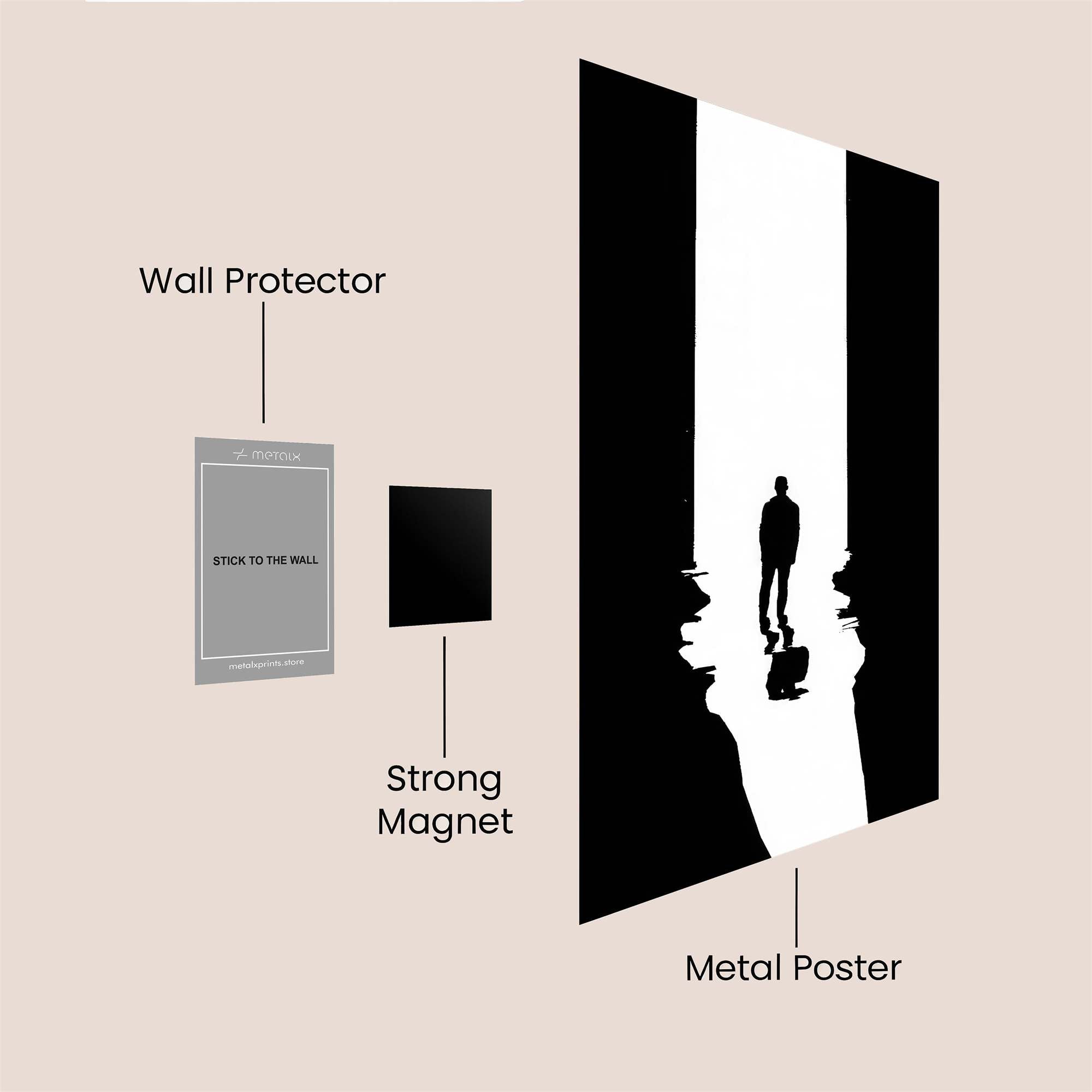 Silhouette Enigma Safe Wall Magnetic / M