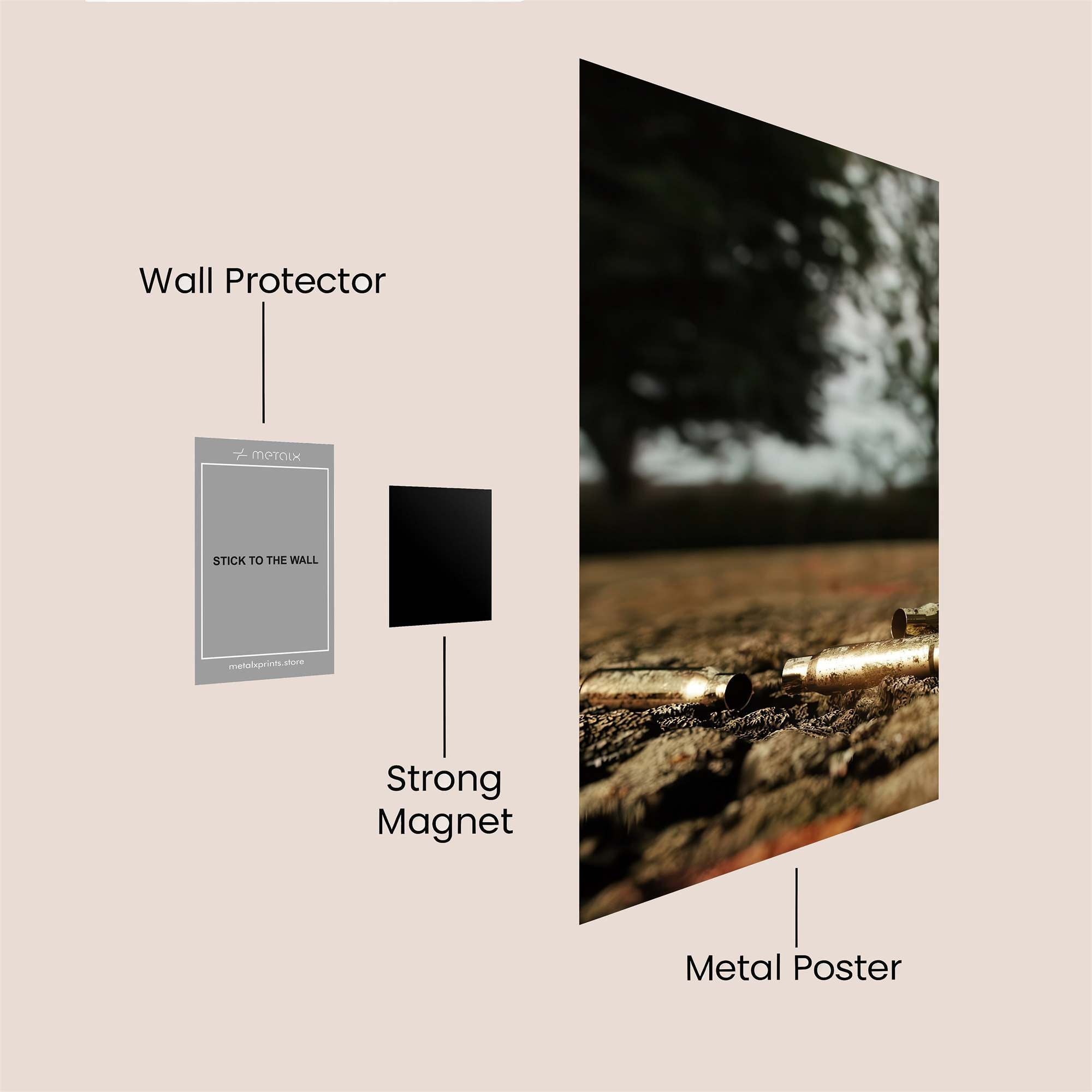 Silent Echoes Safe Wall Magnetic / M