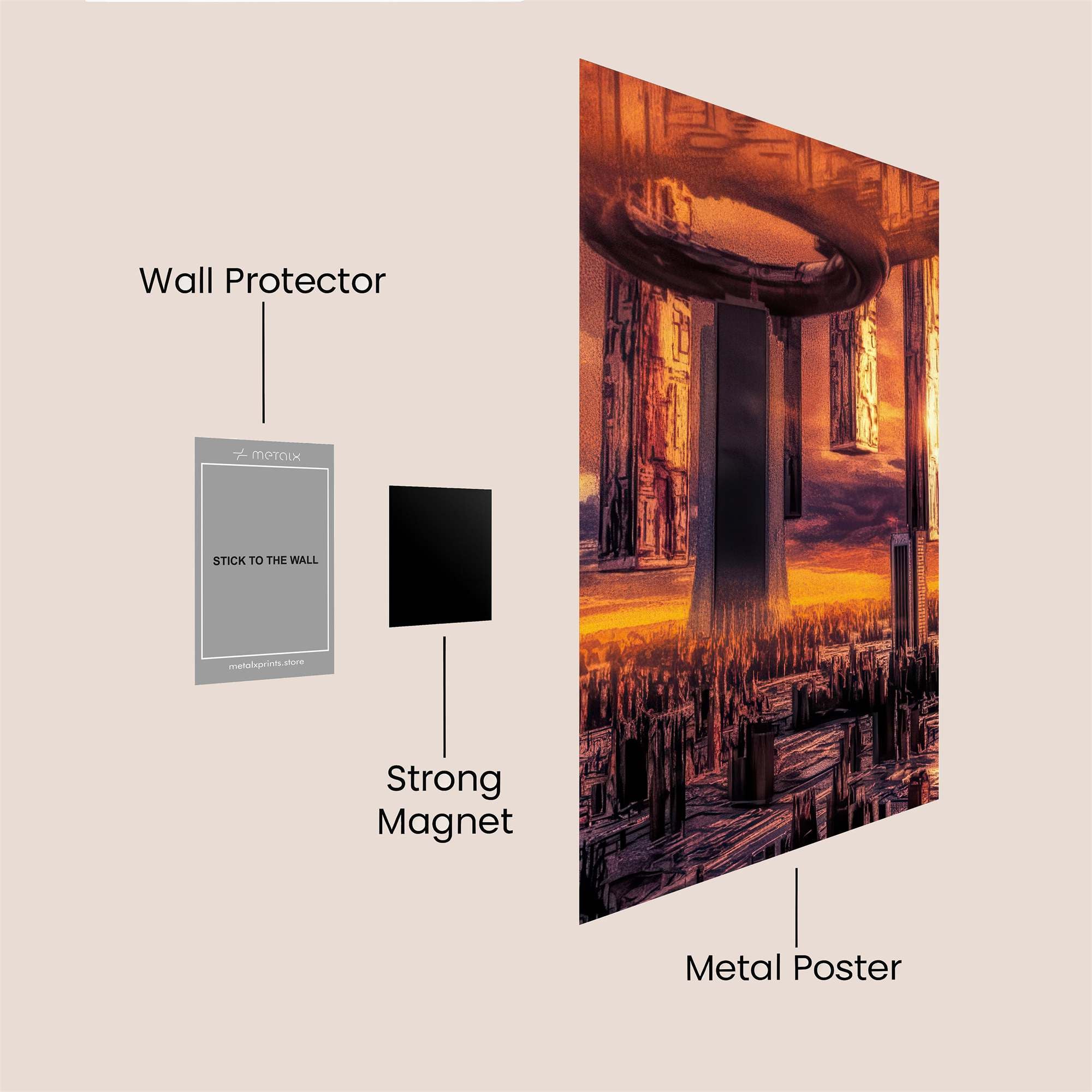 Monolith Reverie Safe Wall Magnetic / M
