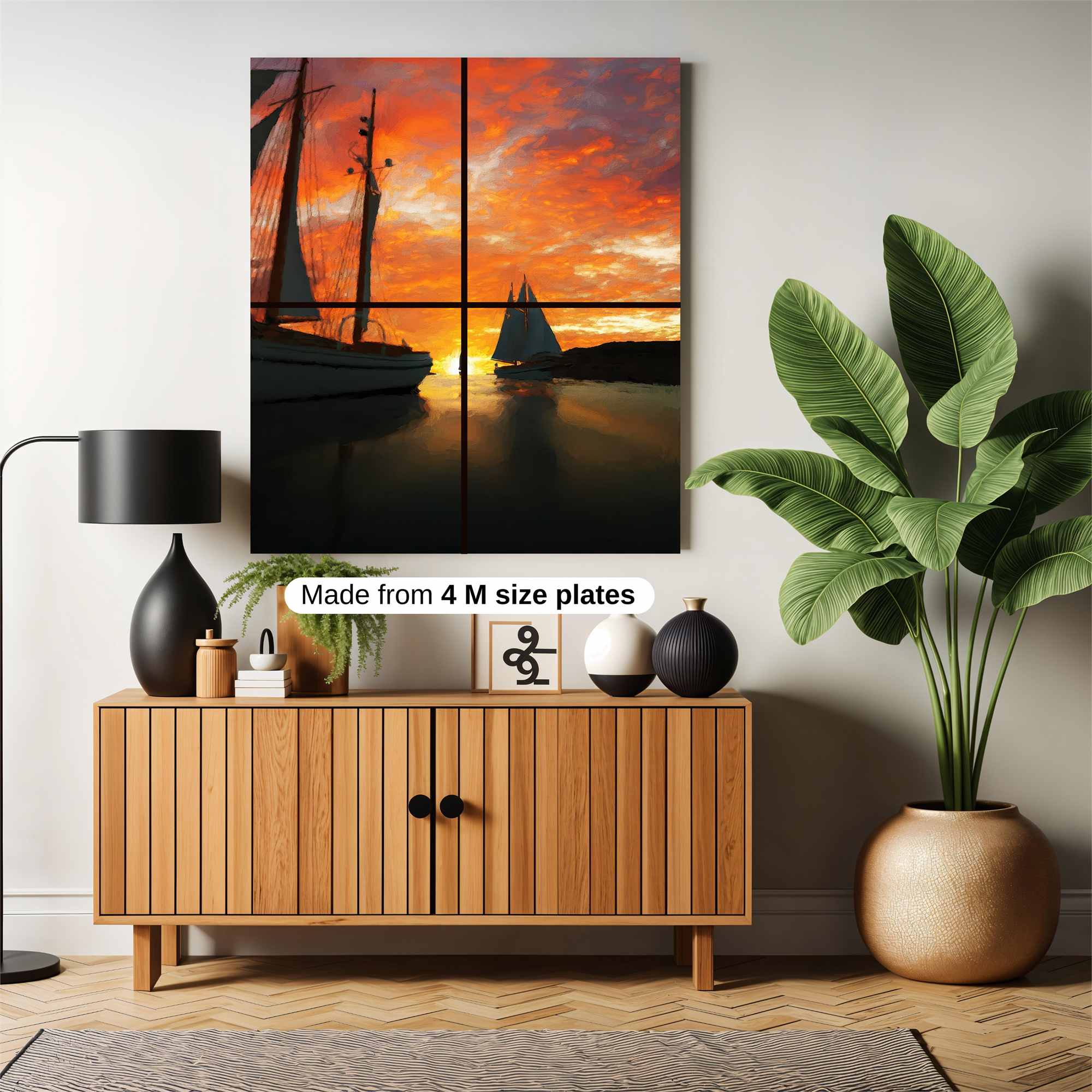 Sailboat Serenity Safe Wall Magnetic / M