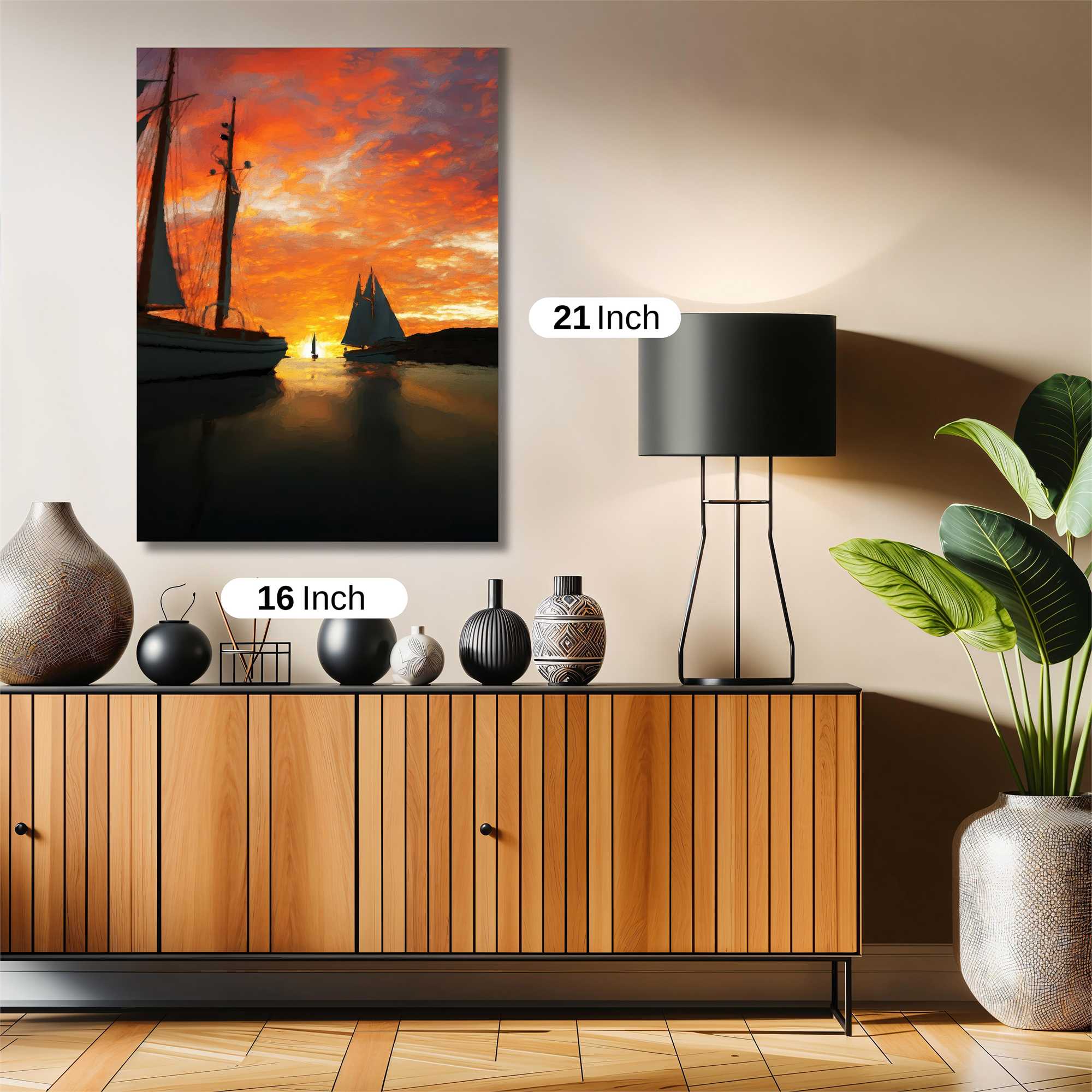 Sailboat Serenity Safe Wall Magnetic / M