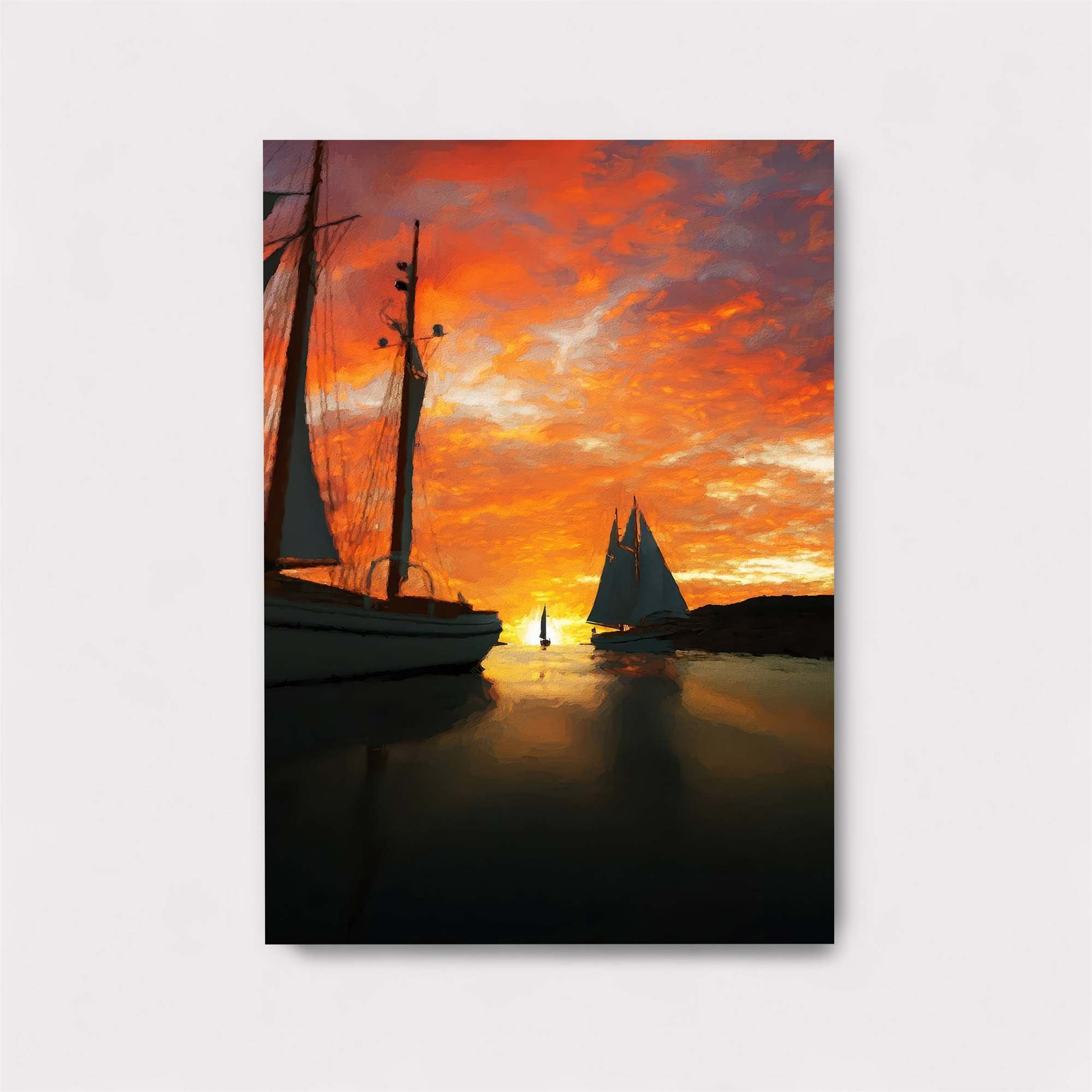 Sailboat Serenity Safe Wall Magnetic / M