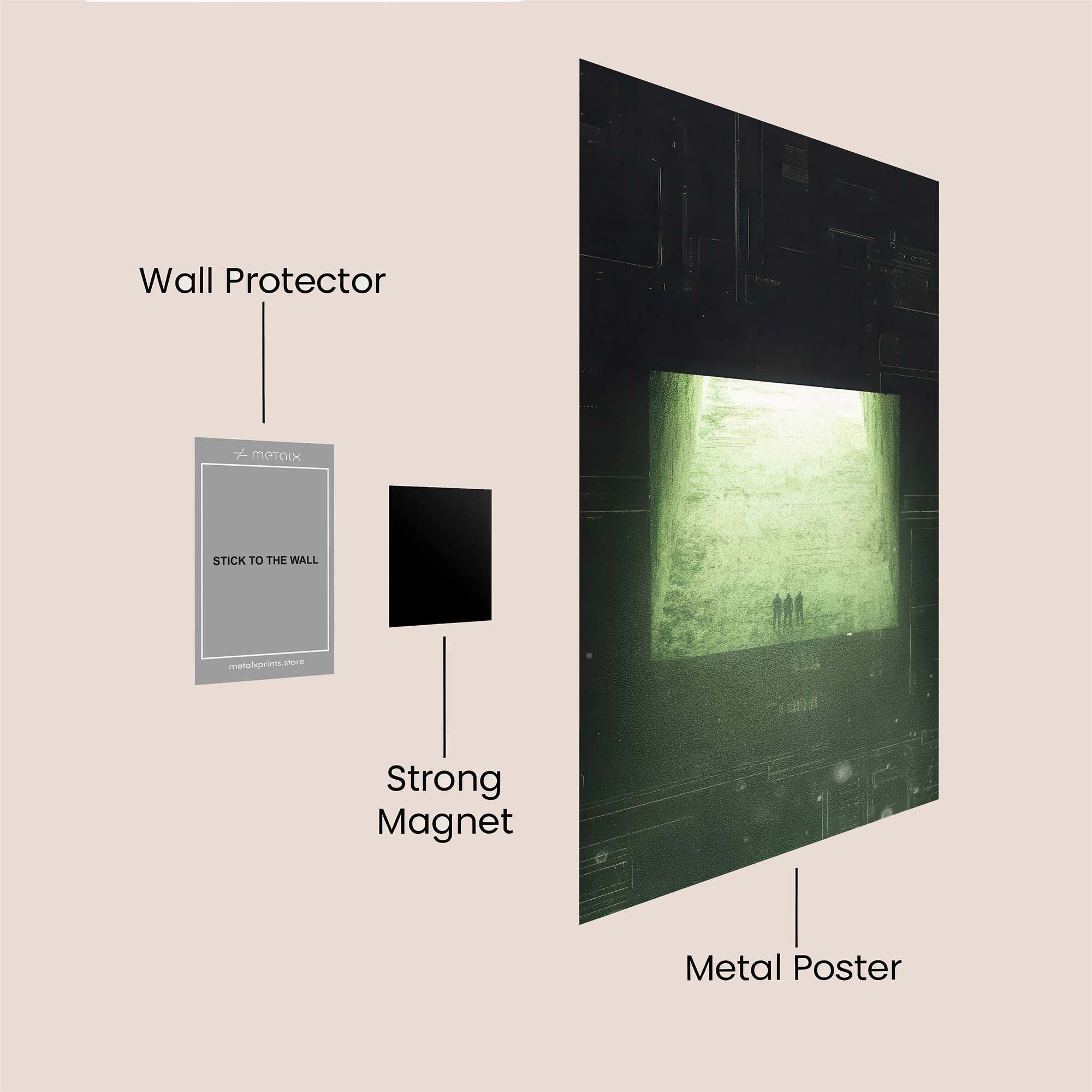 Mystery Portal Safe Wall Magnetic / M